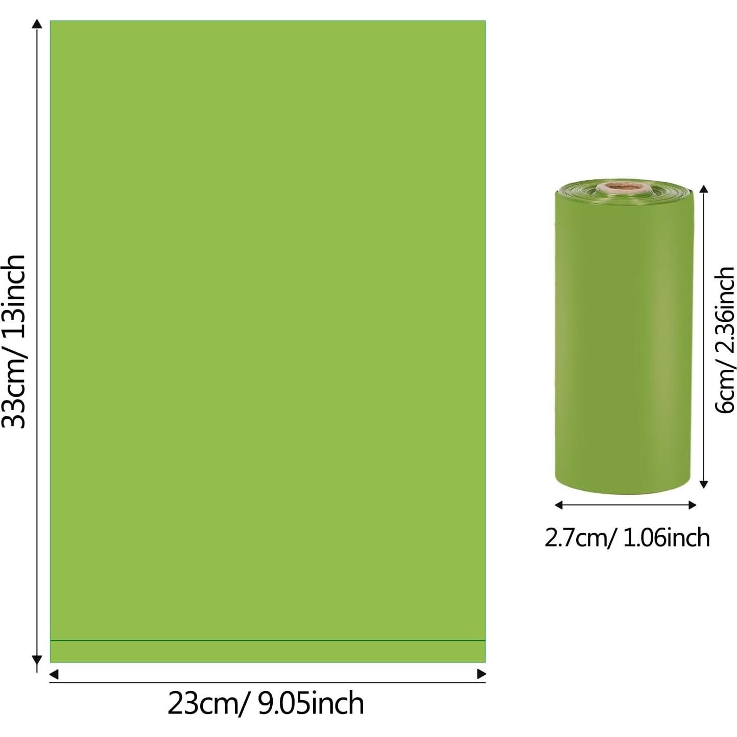 Bolsas de Excremento de Perro Lifegogo 1140 Piezas Verde