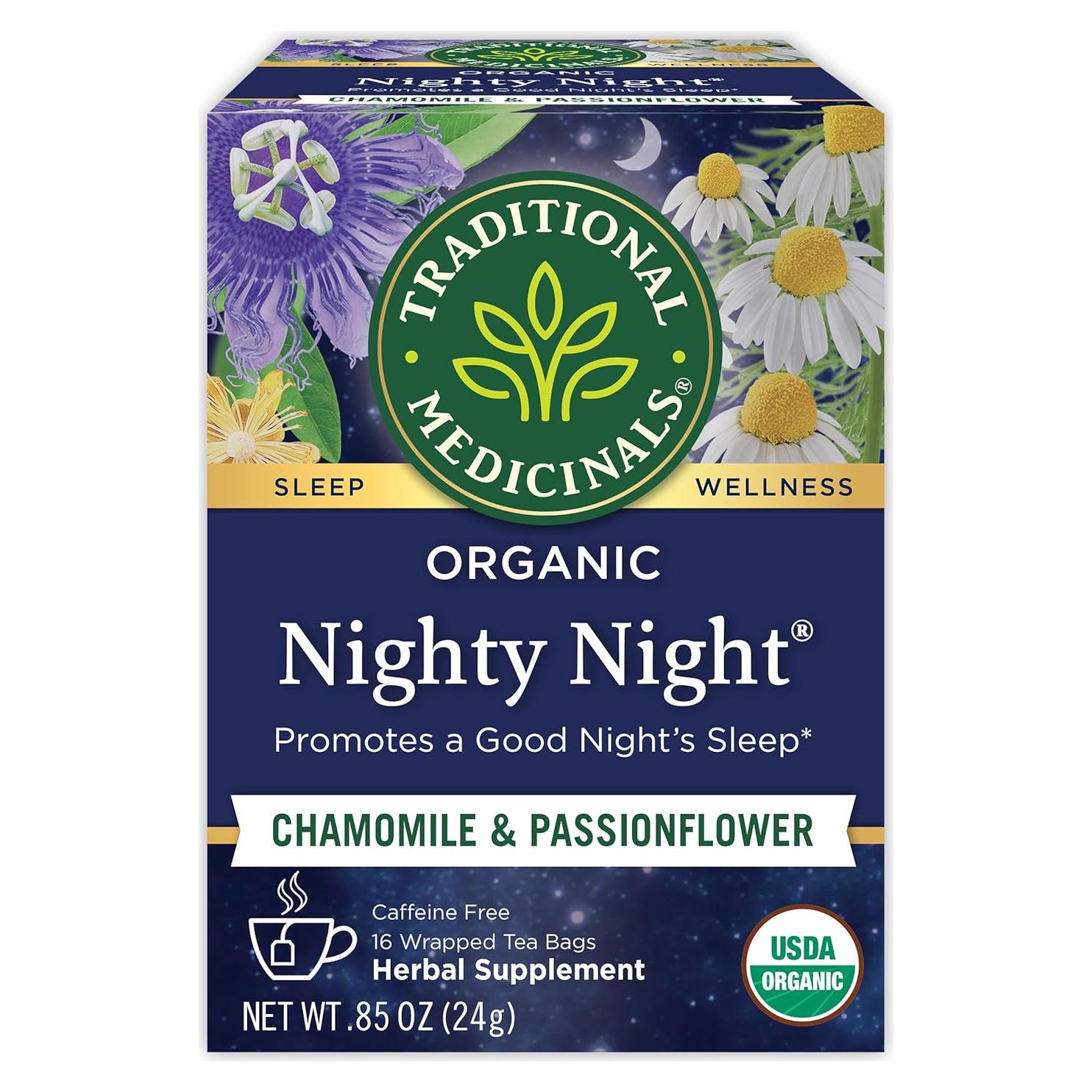 Té Orgánico Nighty Night Traditional Medicinals 16 Bolsitas