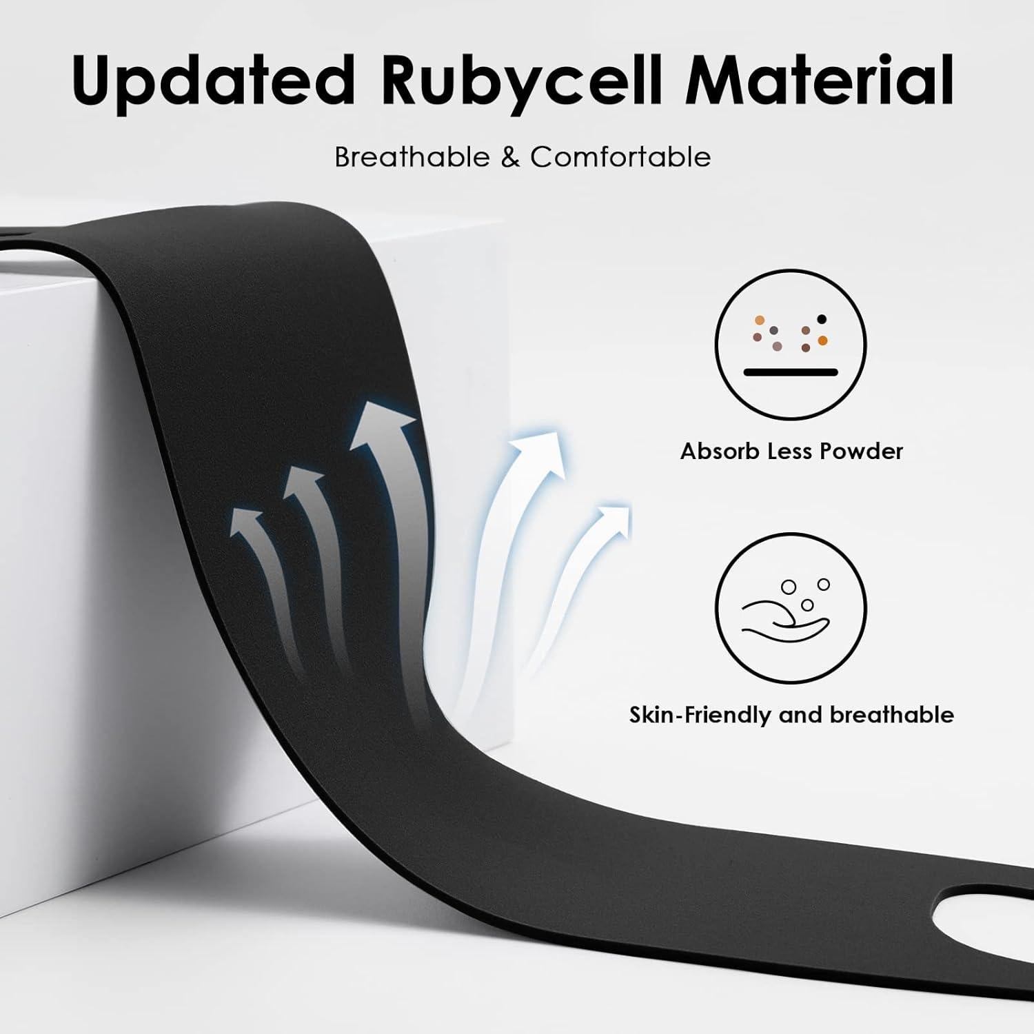 Máscara de Sueño FRESHME Zero Pressure Negra - Suave y Ligera