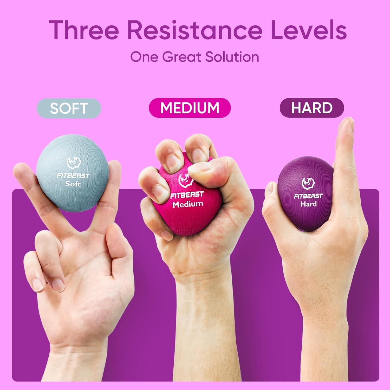Kit de Terapia de Mano FitBeast - 6 Piezas para Rehabilitación
