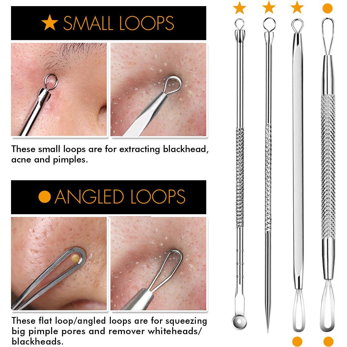 Kit de Removedor de Puntos Negros 7 Piezas TailaiMei Acero Inoxidable