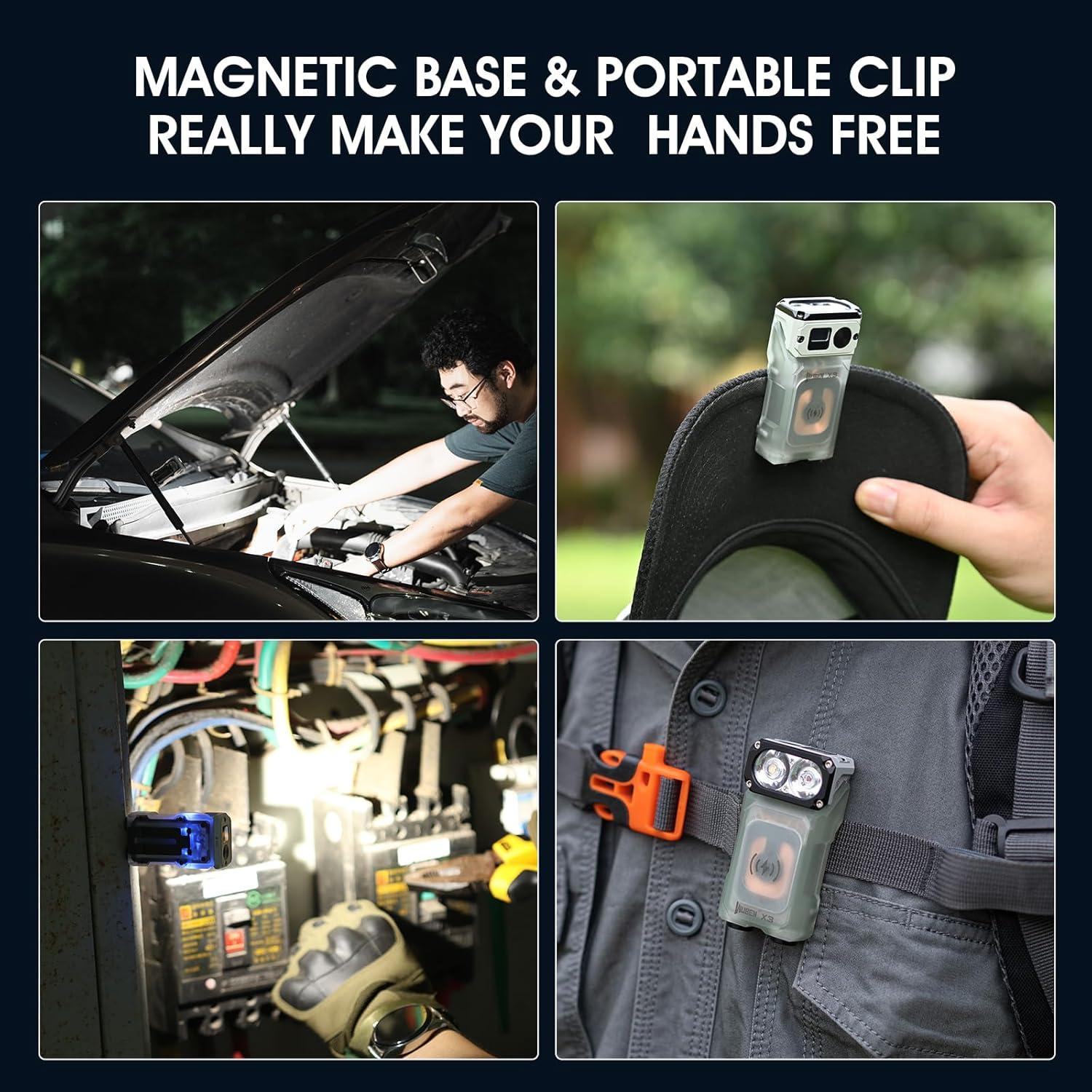 Linterna Mini WUBEN X3 700 Lúmenes Recargable IP65