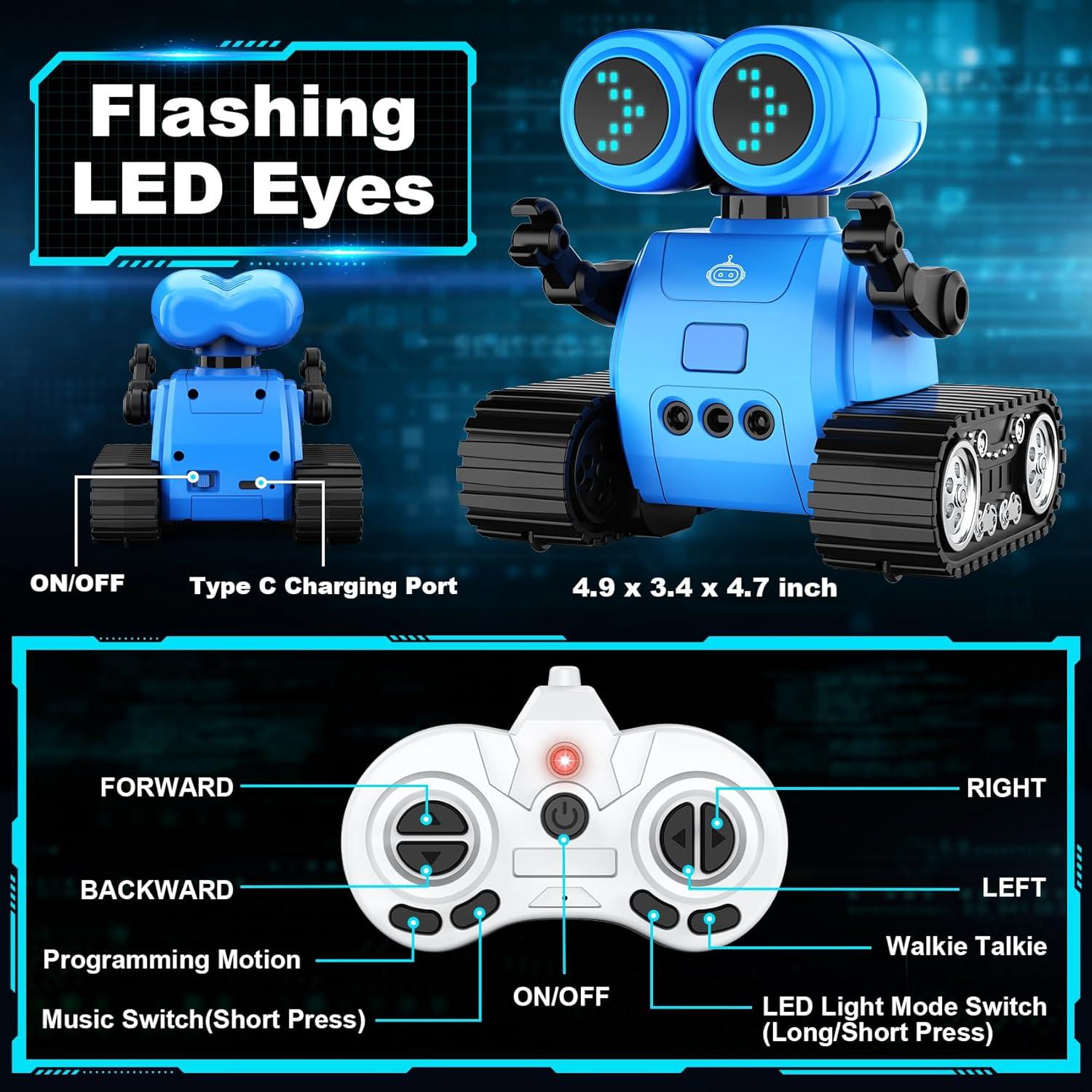 Robot Juguete Multifuncional Hamourd SQN-049 Azul