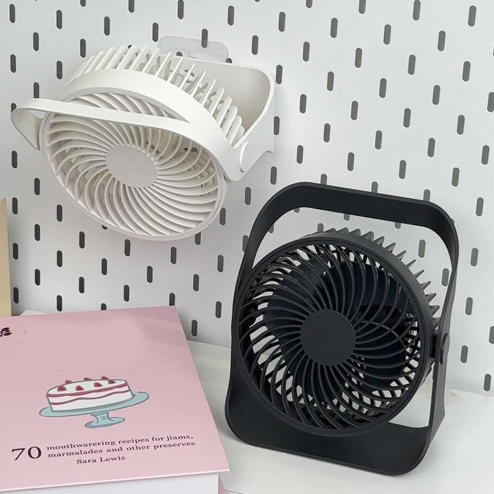 Ventilador de Escritorio Portátil Rican 6" Ultra Silencioso 4 Velocidades