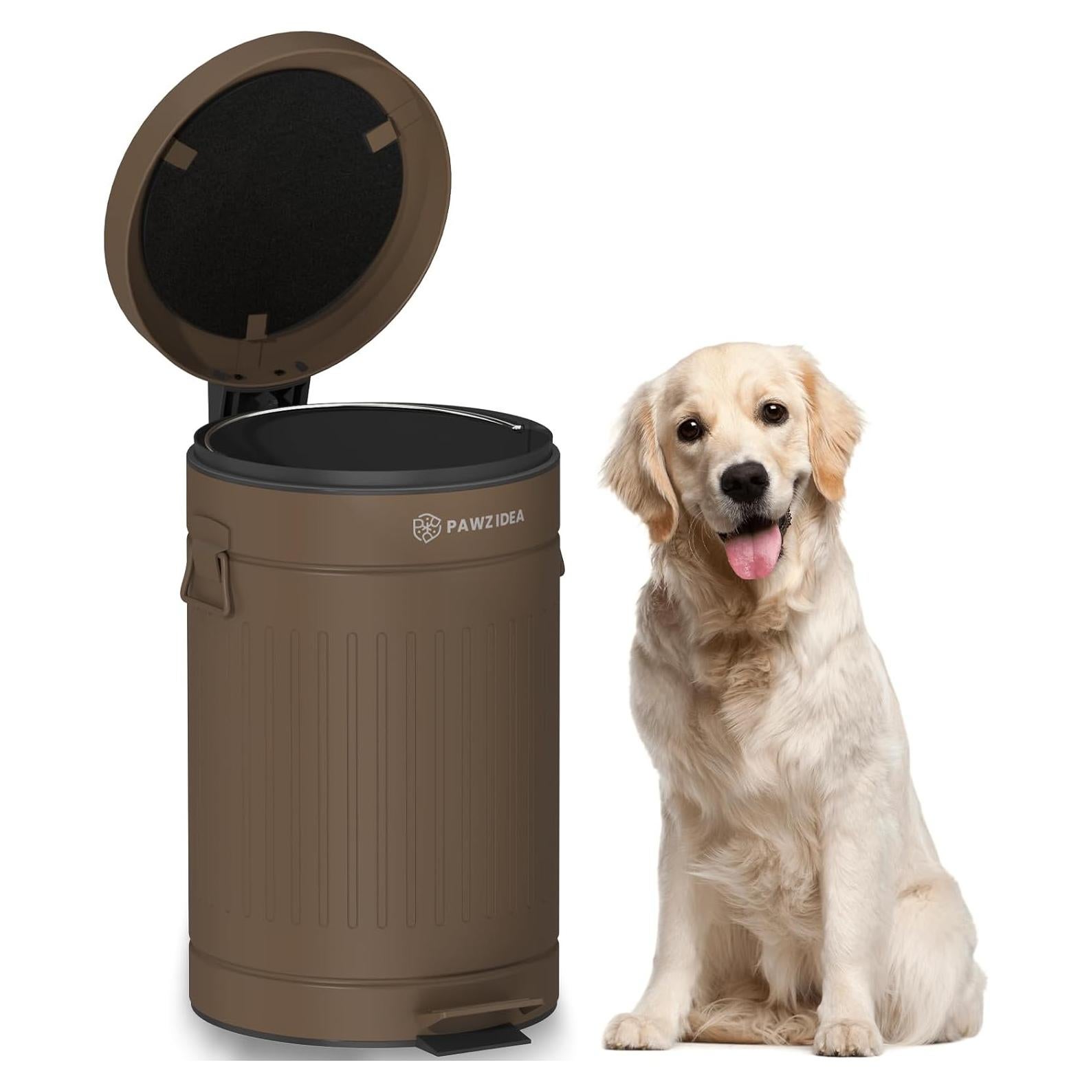 Cubo de Basura PAWZIDEA 11.6L para Excremento de Perro