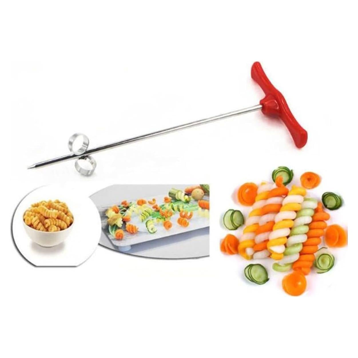 Cuchillo Espiral MEETCUTE de Acero Inoxidable 16.5 cm