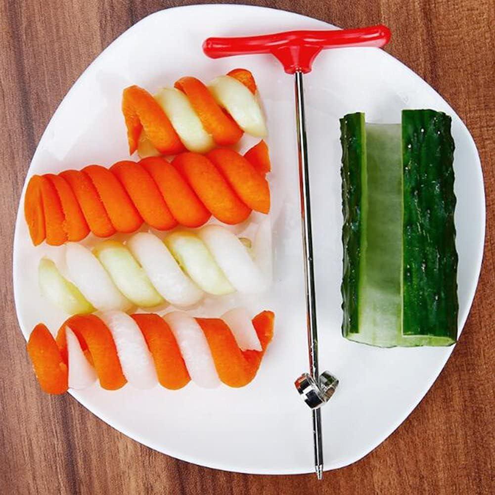 Cuchillo Espiral MEETCUTE de Acero Inoxidable 16.5 cm