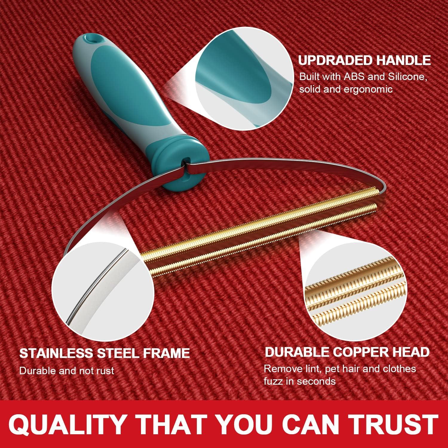 Removedor de Pelo de Mascota ELEMSY Verde y Gris, Manual