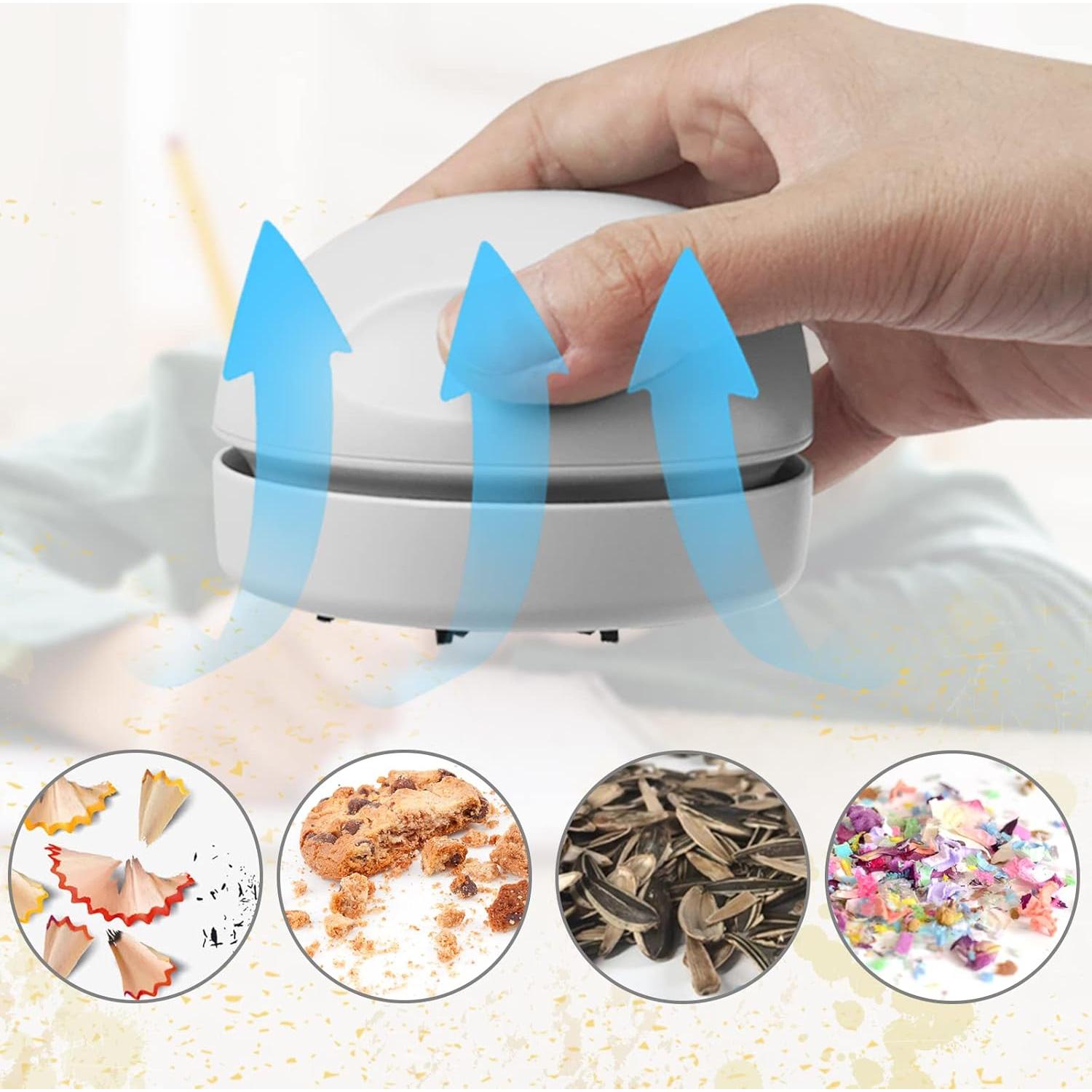 Aspiradora de Escritorio Prowithlin USB Mini Portátil Gris