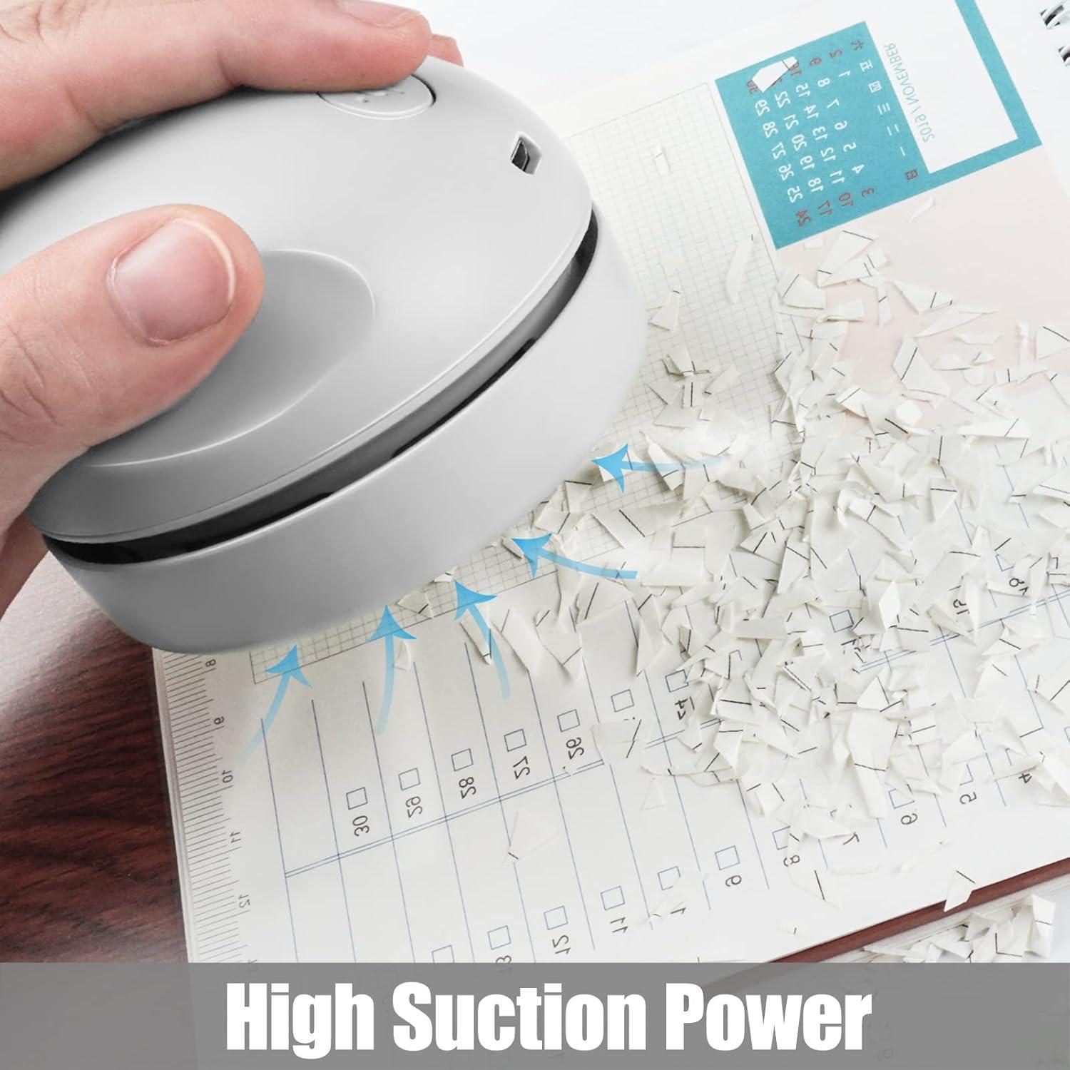 Aspiradora de Escritorio Prowithlin USB Mini Portátil Gris