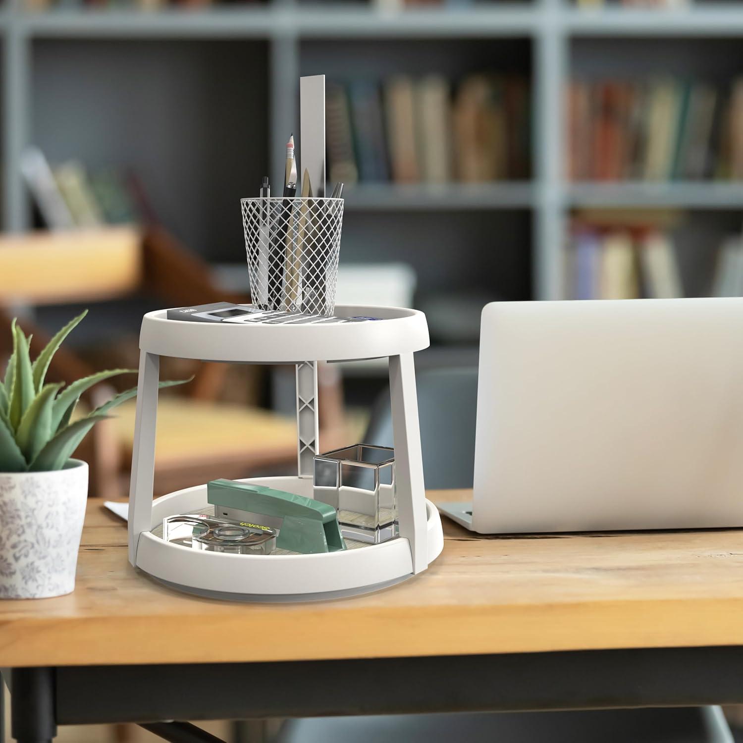 Organizador Giratorio 2 Niveles Simple Houseware Arce 25.4cm