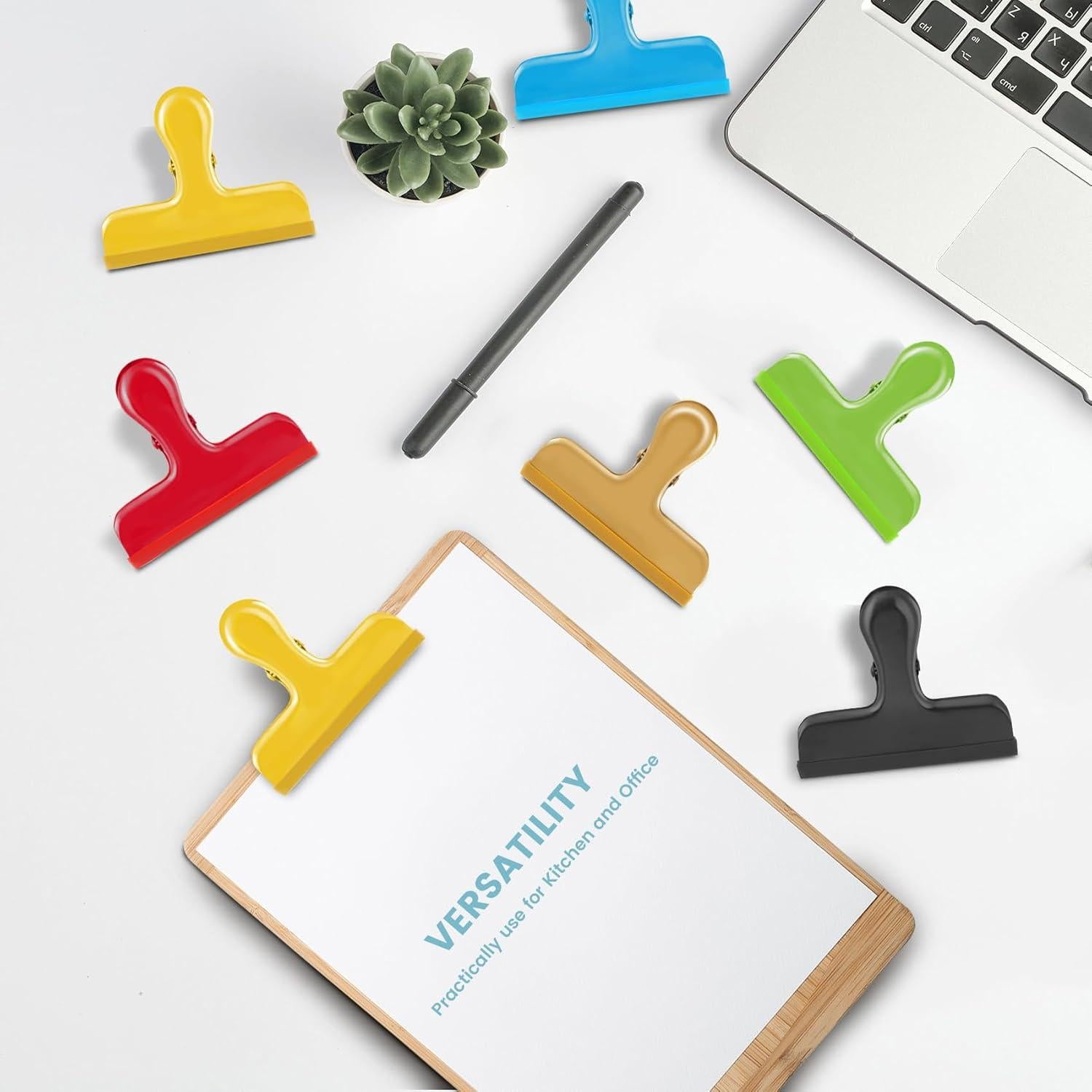 Clips para Bolsas de Comida HOUSE AGAIN 8 Piezas Acero Inoxidable