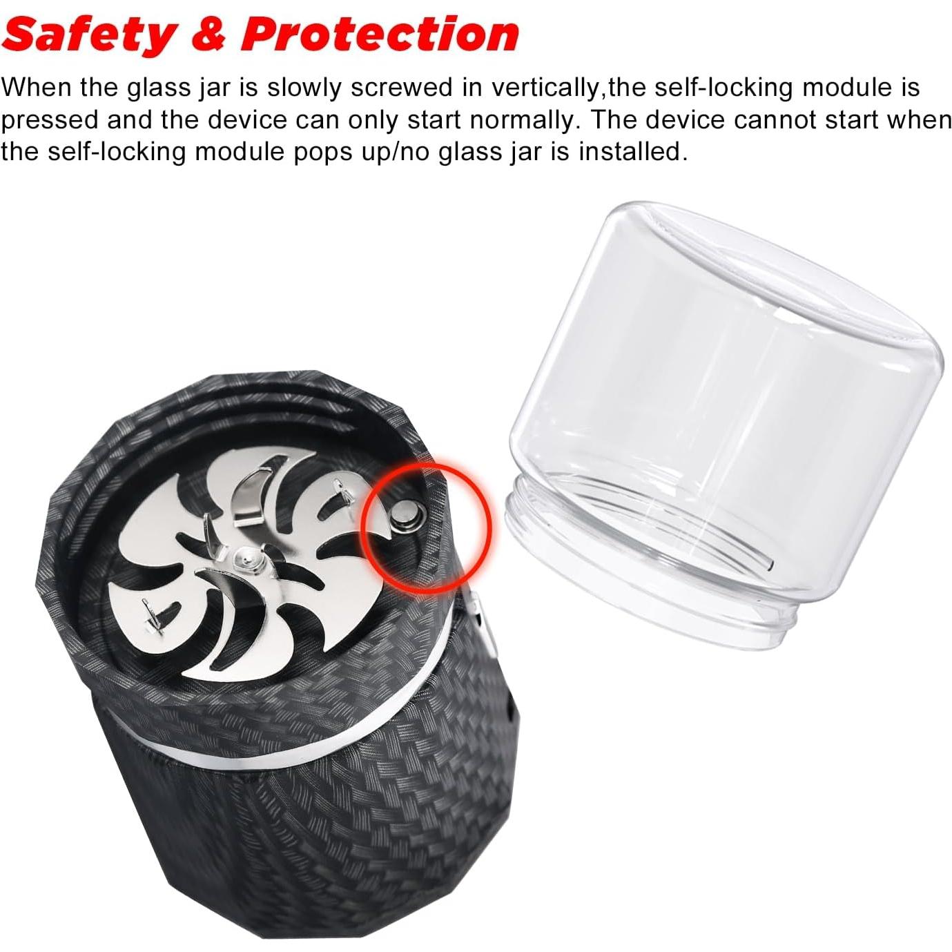 Molino Eléctrico MOFOGDR Mini Especias 50ml Recargable