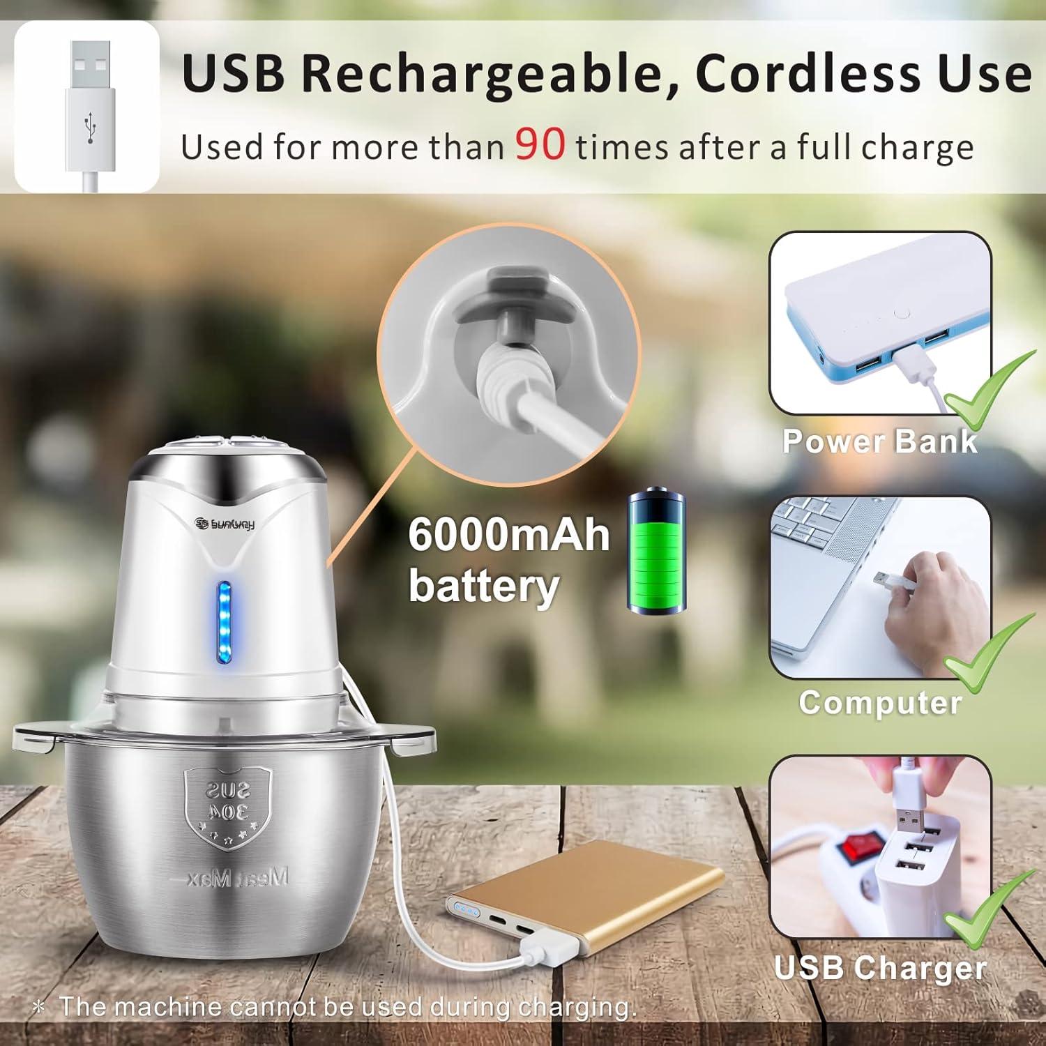 Procesador de Alimentos SF SUNFUNY 1.2L Inalámbrico USB