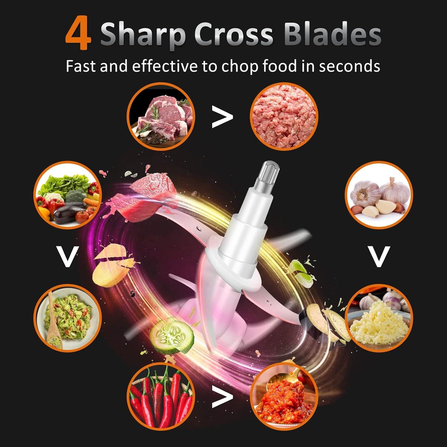 Procesador de Alimentos SF SUNFUNY 1.2L Inalámbrico USB