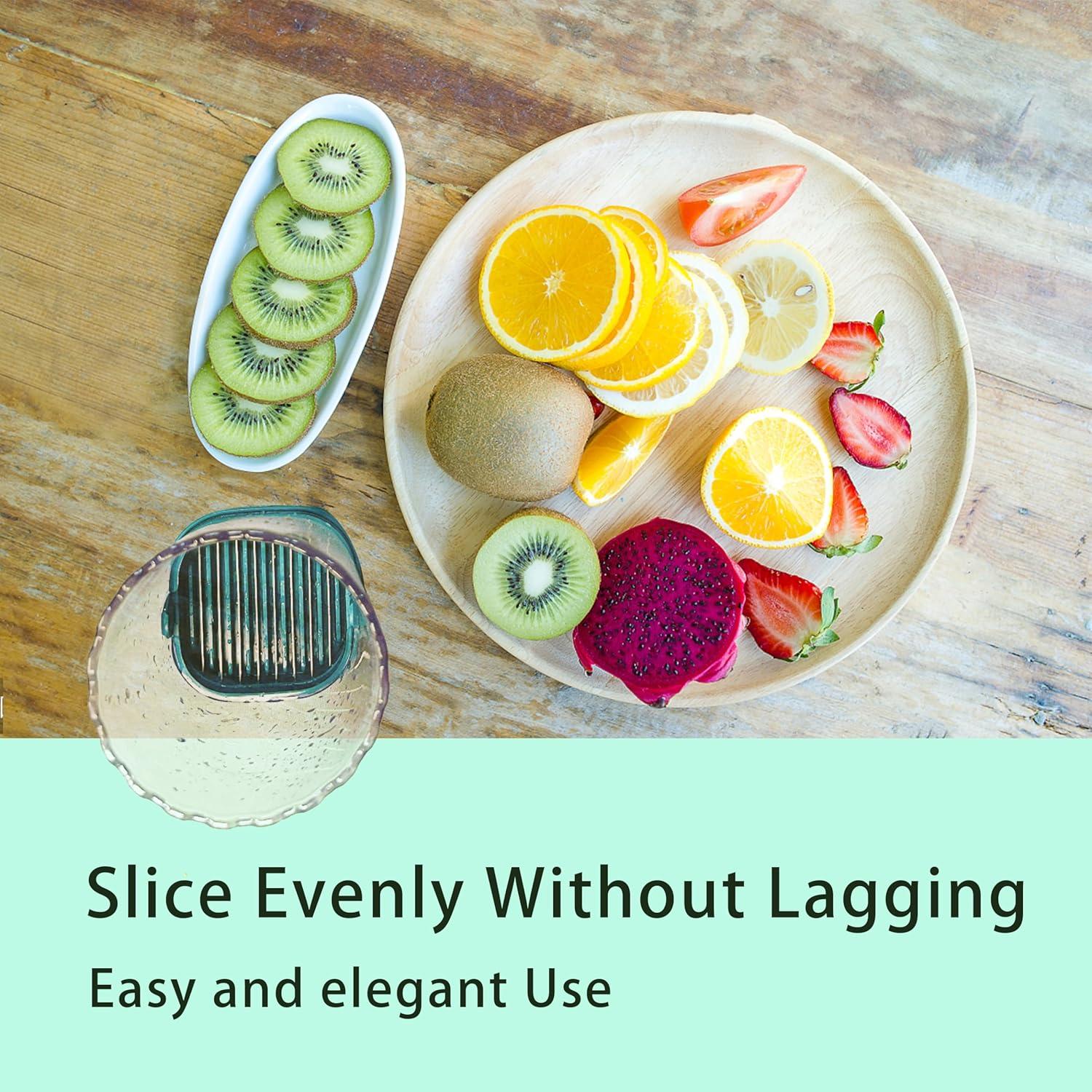 Cortador Rápido de Frutas y Verduras SXunacou Rosa 141g