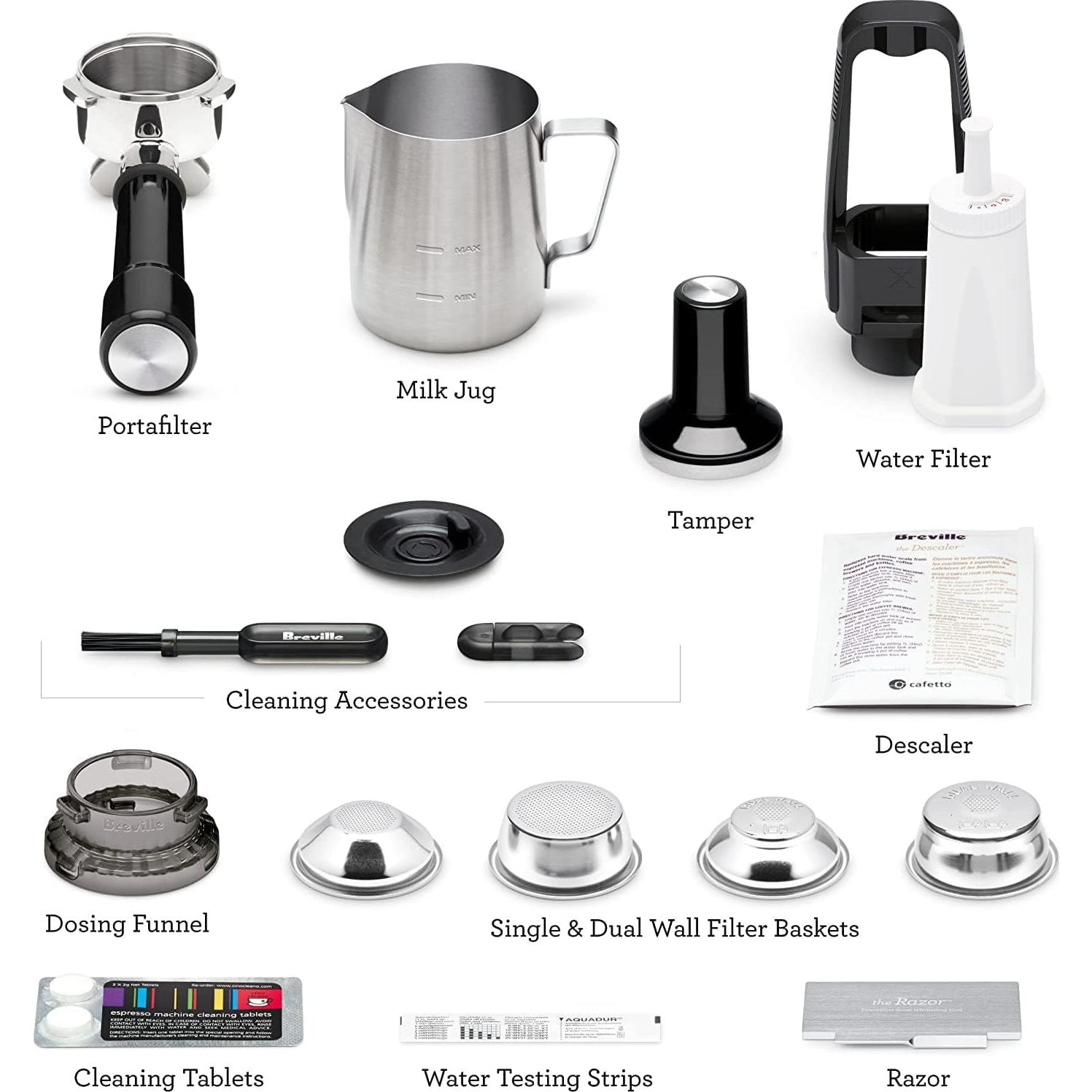 Máquina de Espresso Breville Barista Touch BES880DBL, Azul