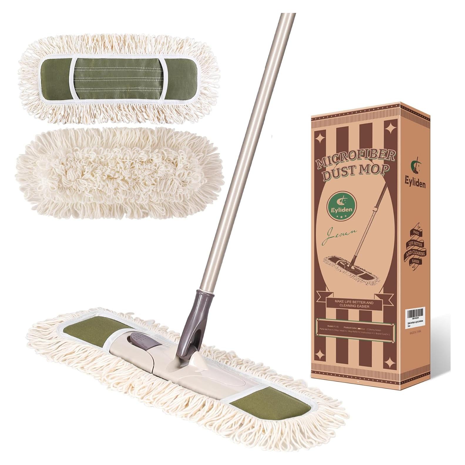 Mopa de Polvo Eyliden FC-06 con Mango Telescópico y 2 Paños