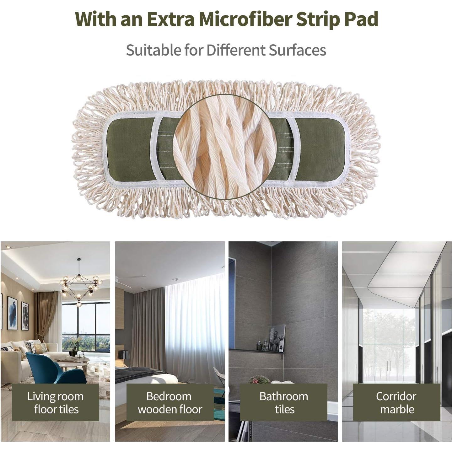 Mopa de Polvo Eyliden FC-06 con Mango Telescópico y 2 Paños