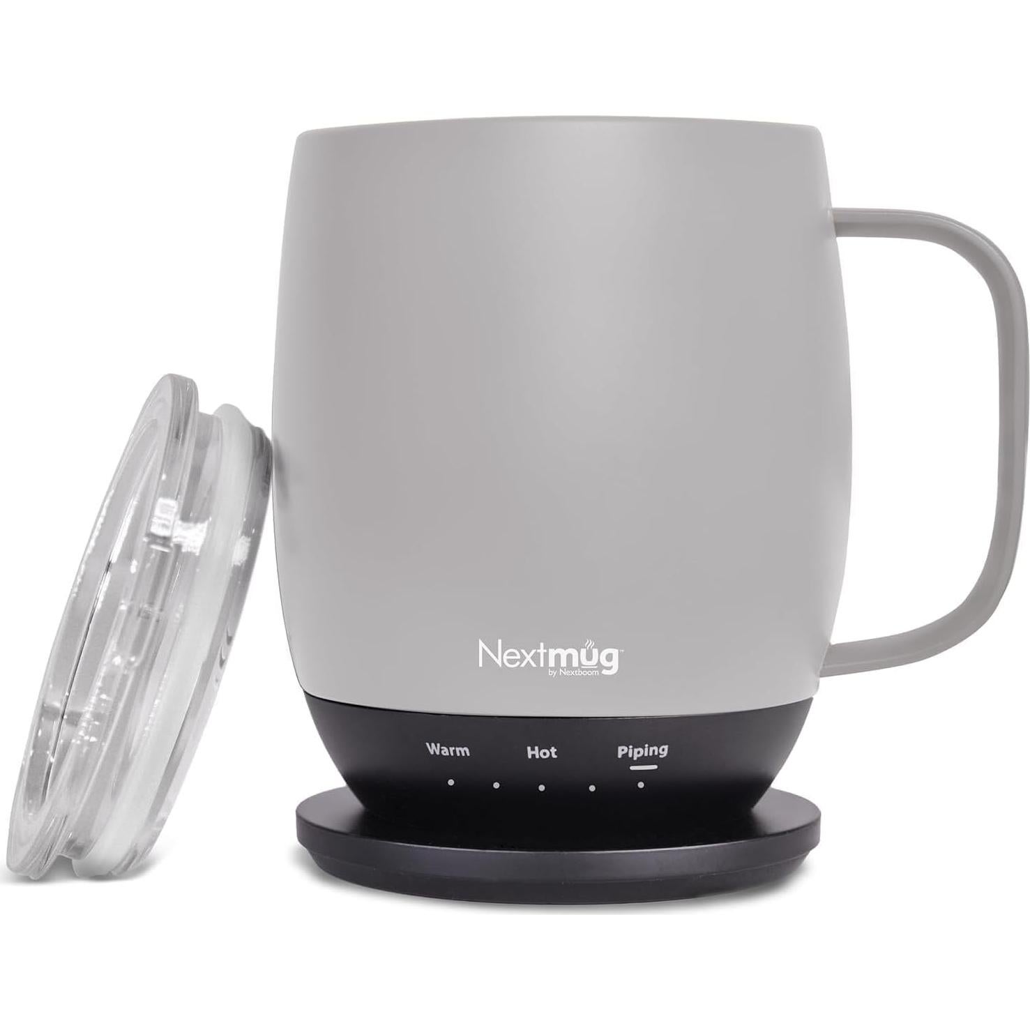 Taza autocalentable Nextmug 414 ml color Almendra