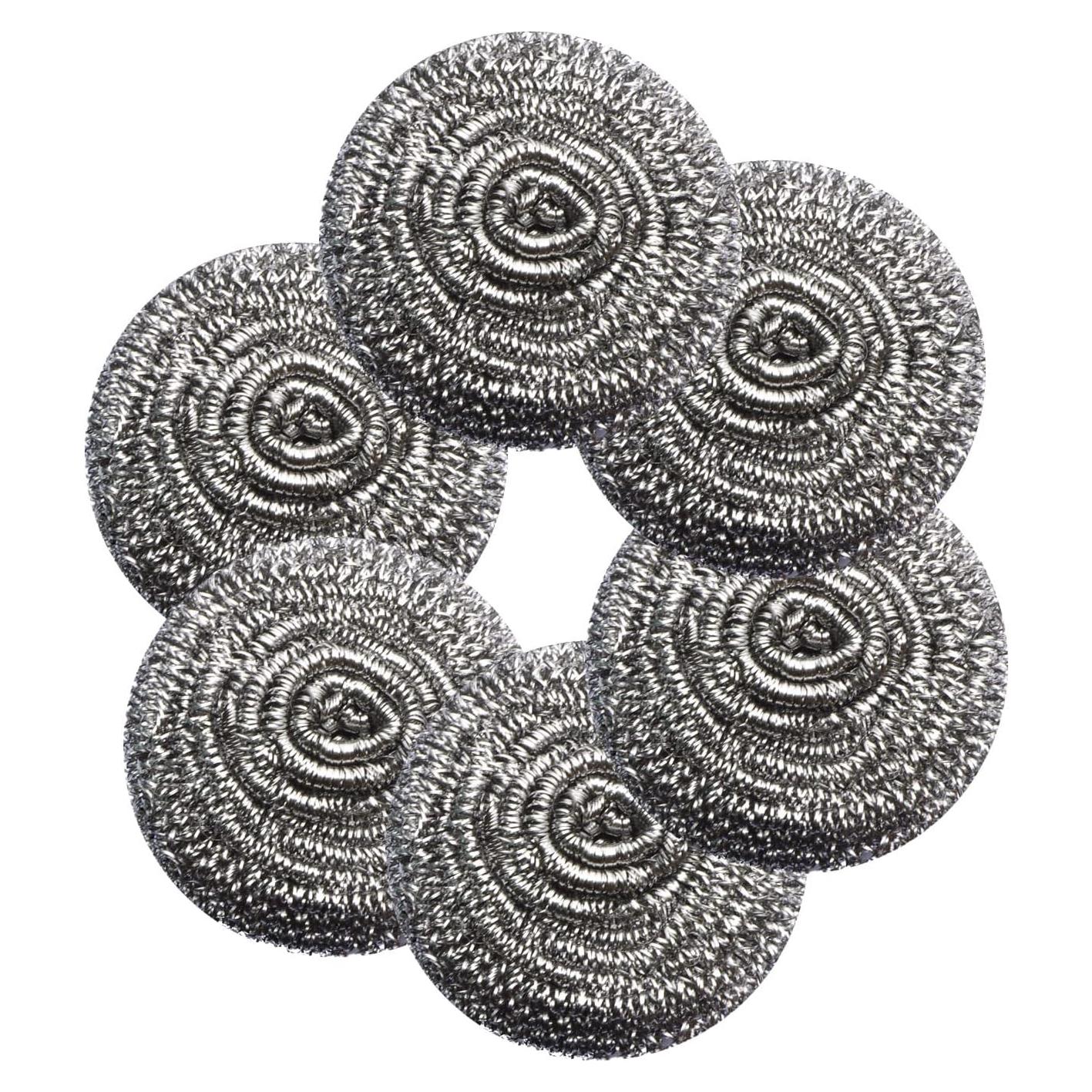 Estropajos de Acero Inoxidable Docduet 6Pcs - Flexibles y Duraderos