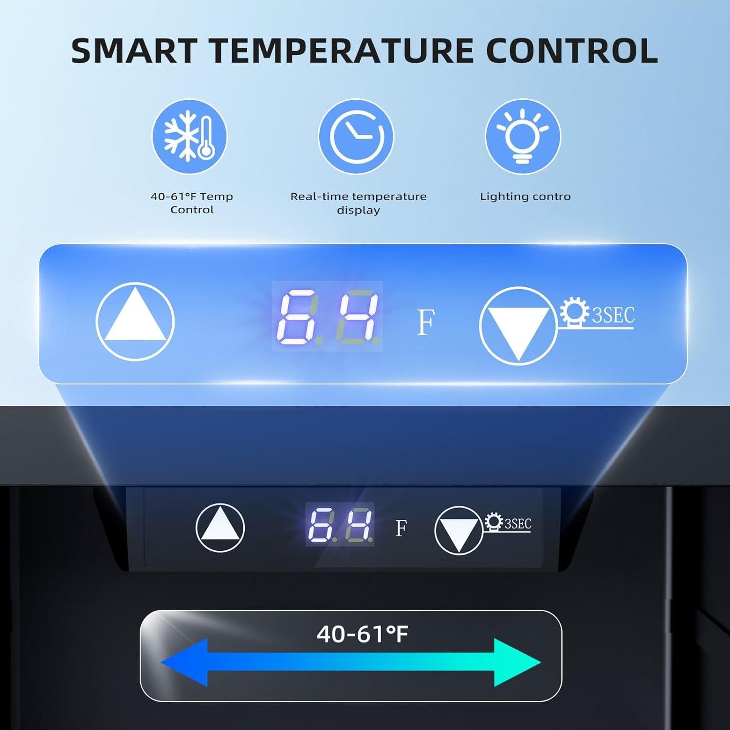 Refrigerador de Vino Encimera Antarctic Star 0.017 m³ 4 Botellas