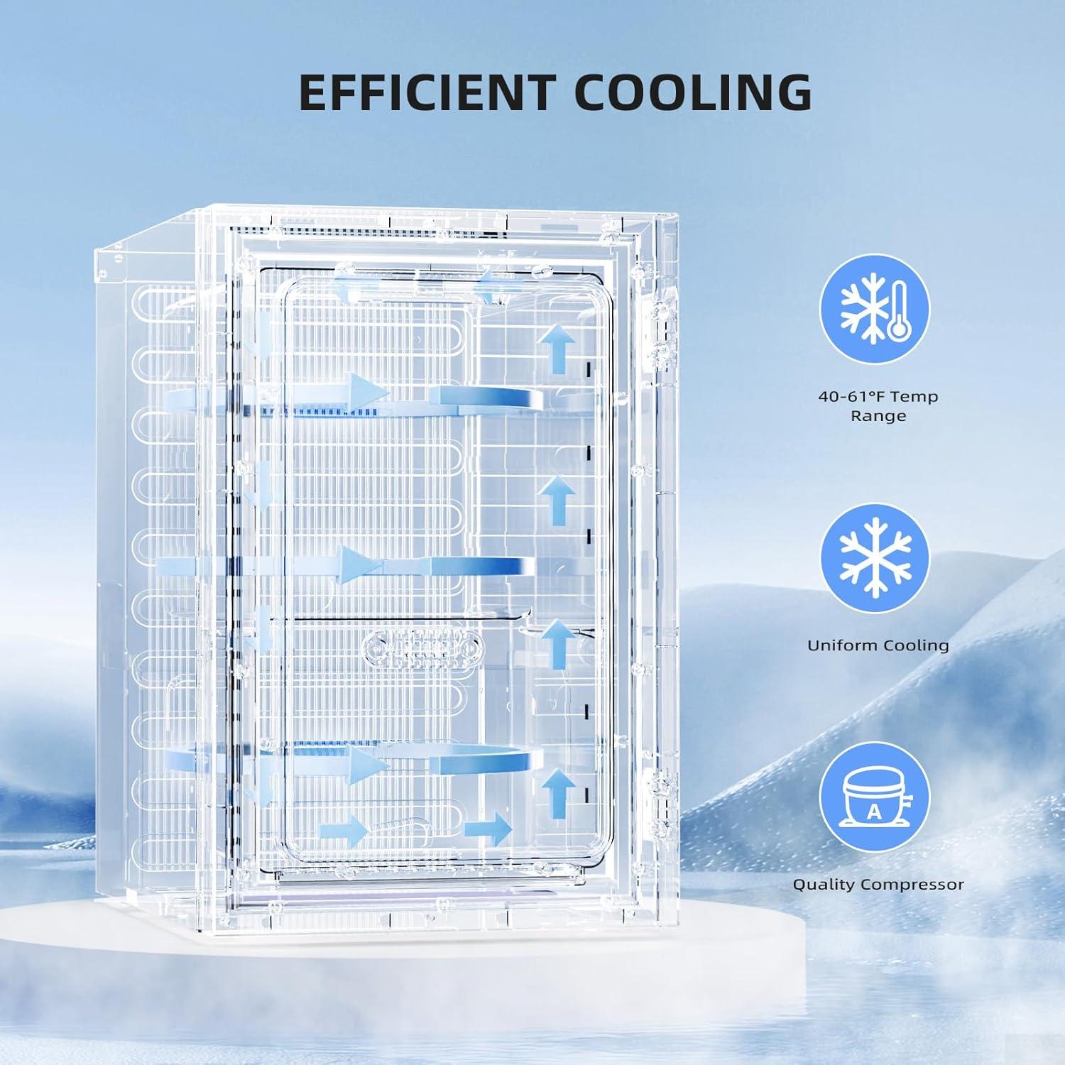 Refrigerador de Vino Encimera Antarctic Star 0.017 m³ 4 Botellas