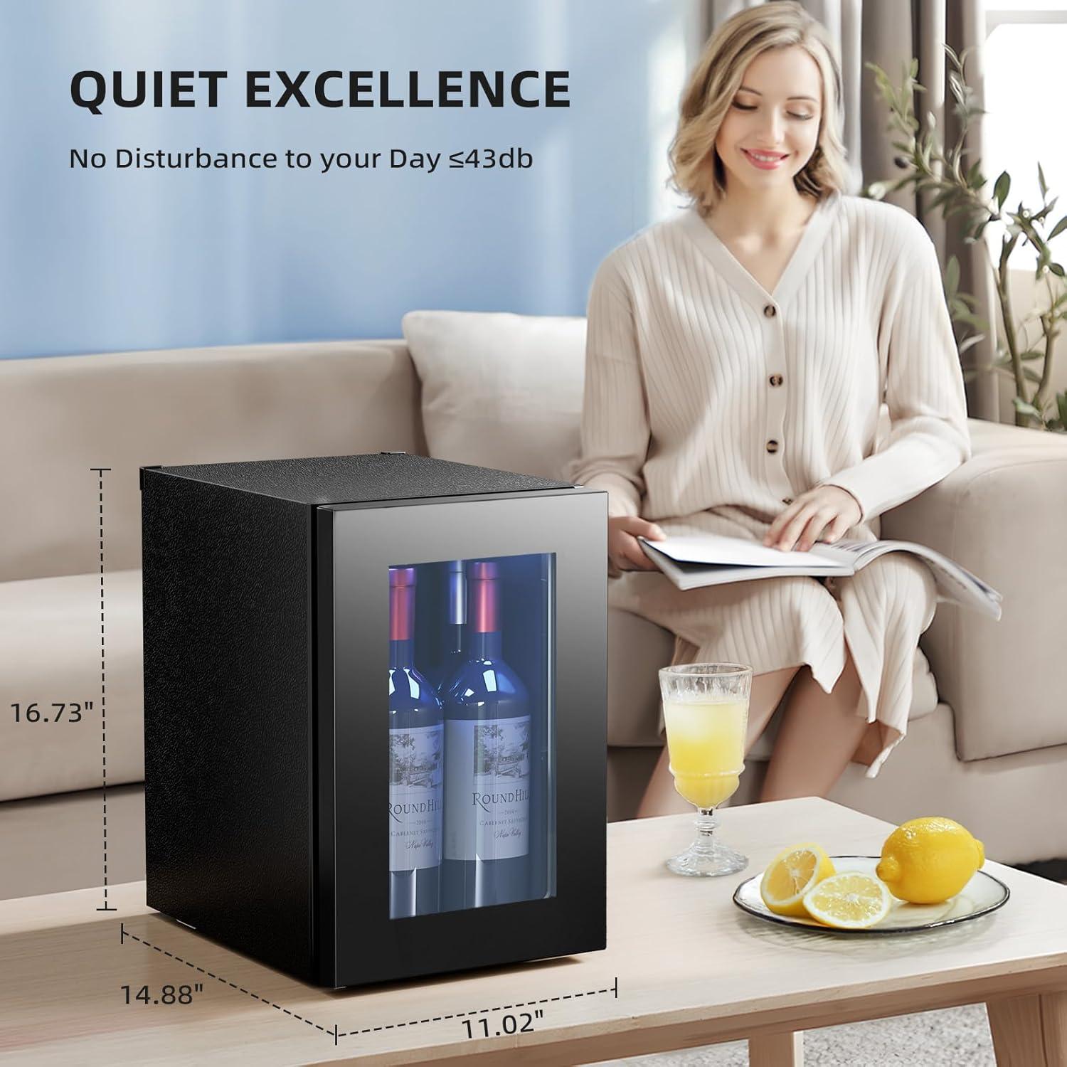 Refrigerador de Vino Encimera Antarctic Star 0.017 m³ 4 Botellas