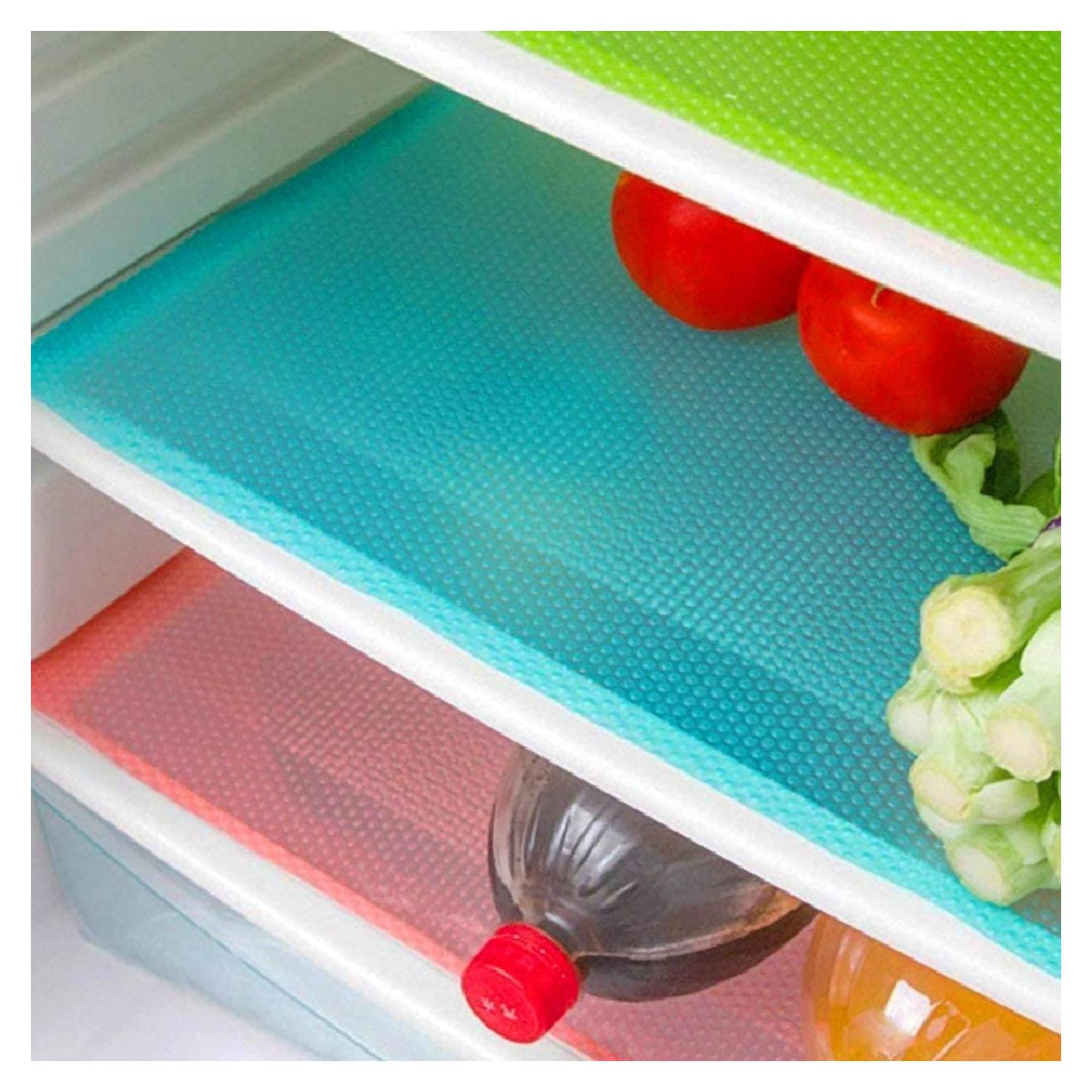 7 Alfombrillas para Refrigerador Aiosscd Lavables EVA Multicolor