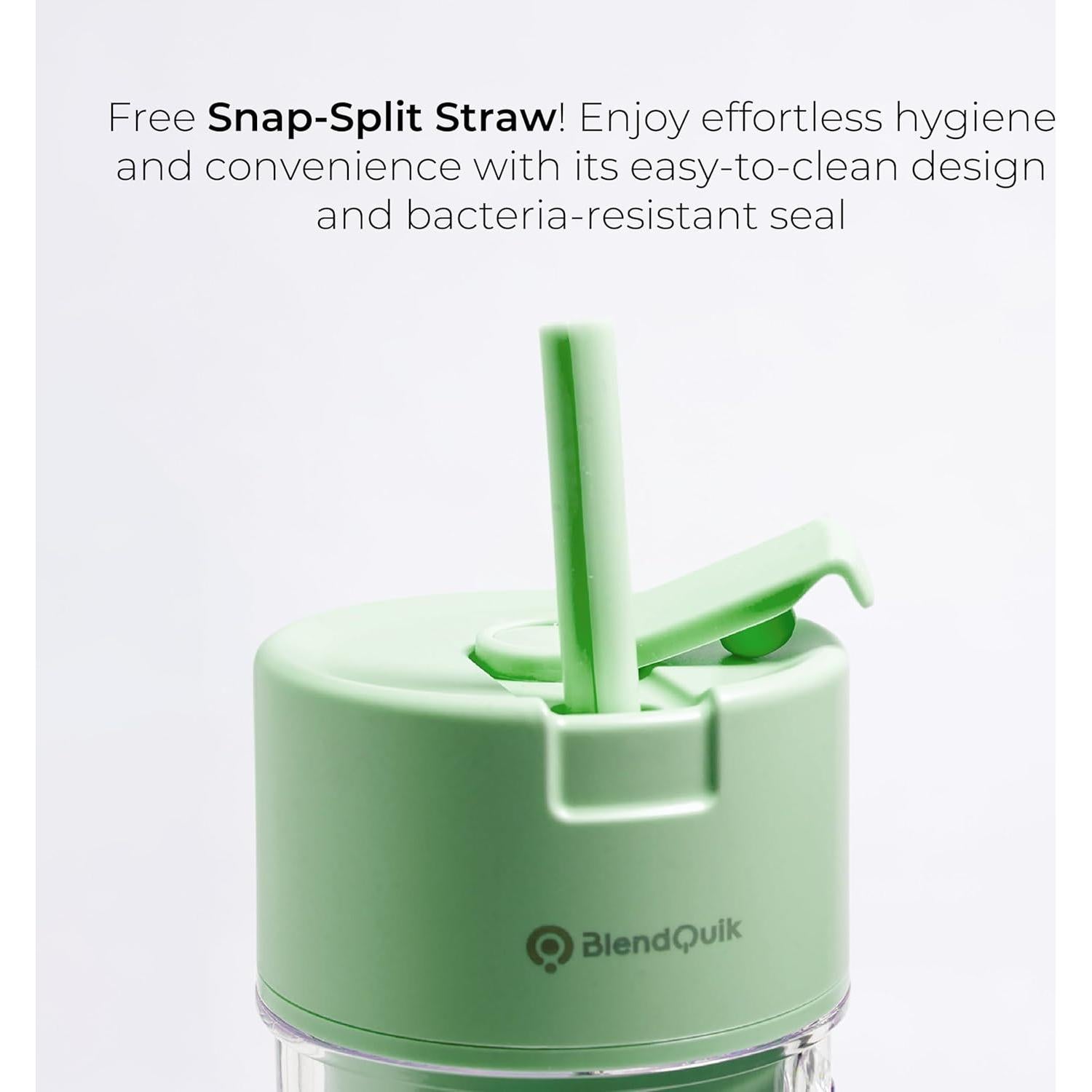 Mezclador Personal BlendQuik 414ml Verde Portátil y Elegante