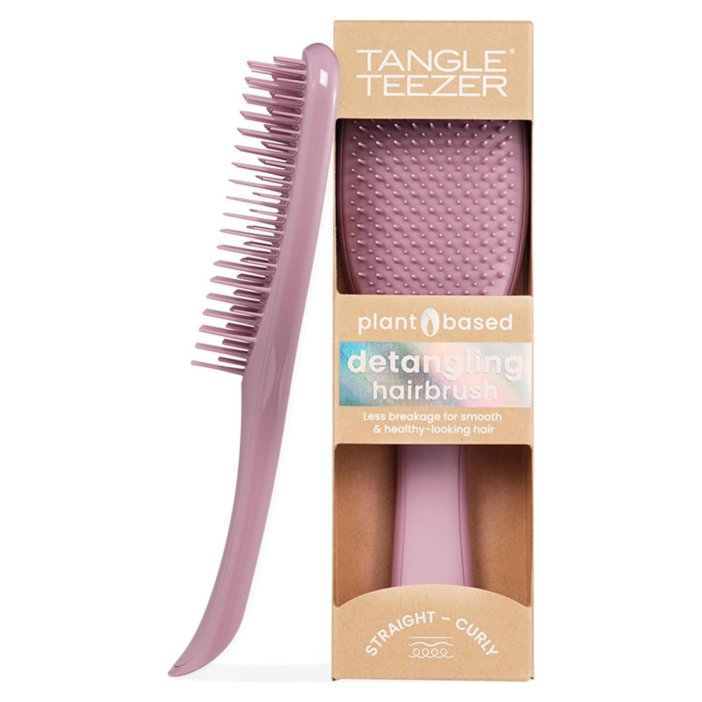 Cepillo Desenredante Tangle Teezer a Base de Plantas - Púrpura Terroso