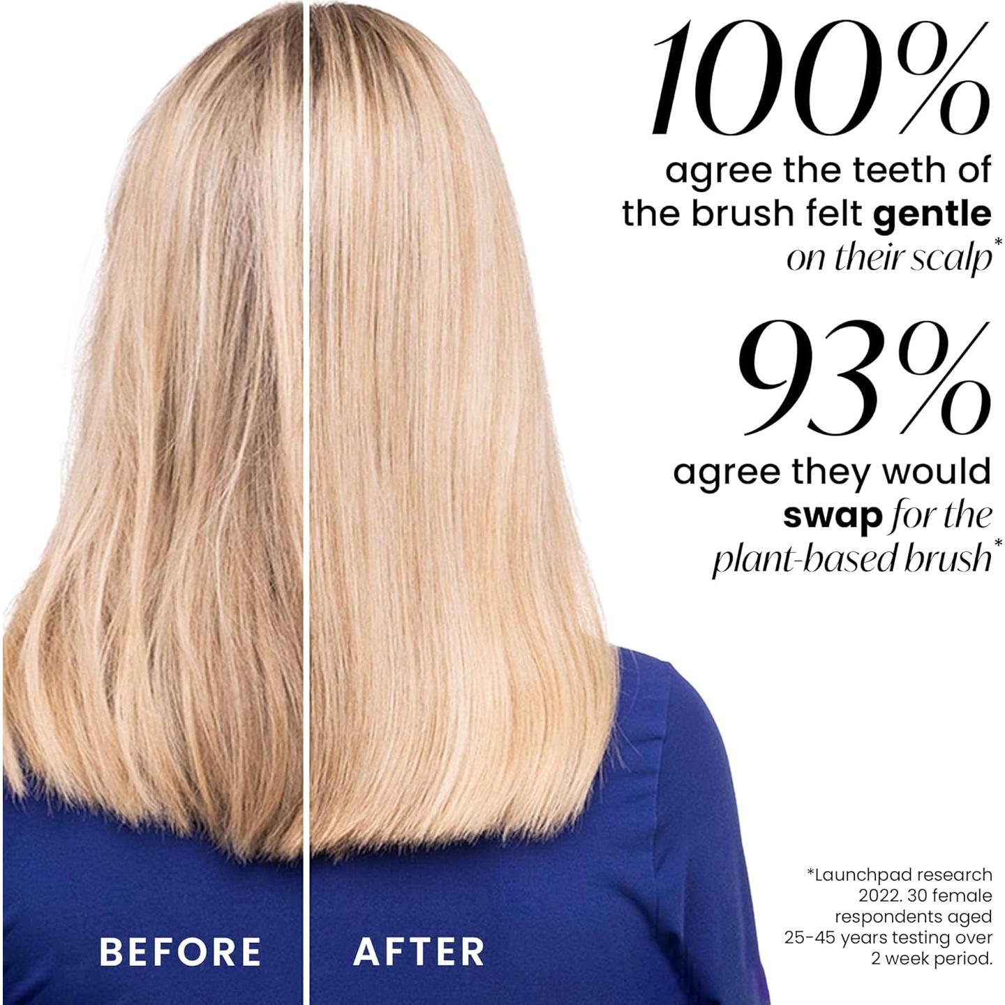 Cepillo Desenredante Tangle Teezer a Base de Plantas - Púrpura Terroso