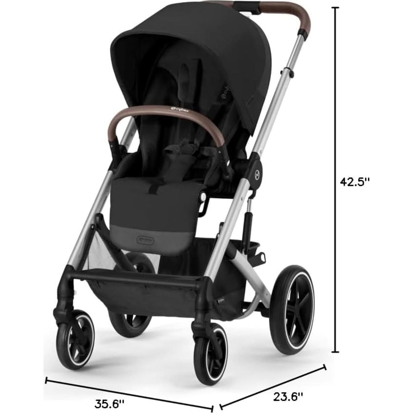 Carrito de Bebé Cybex Balios S Lux - Asiento Reversible y Plegable
