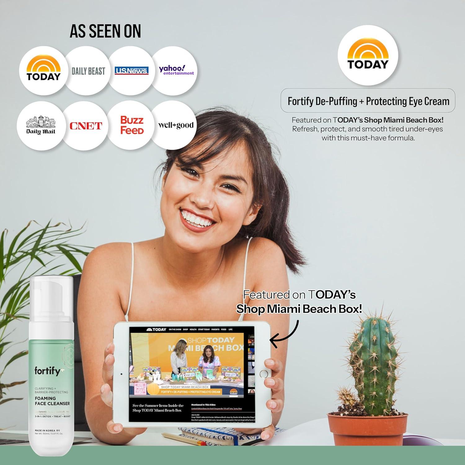 Limpiador Facial 3-en-1 Fortify Skincare 150 ml - Piel Grasa