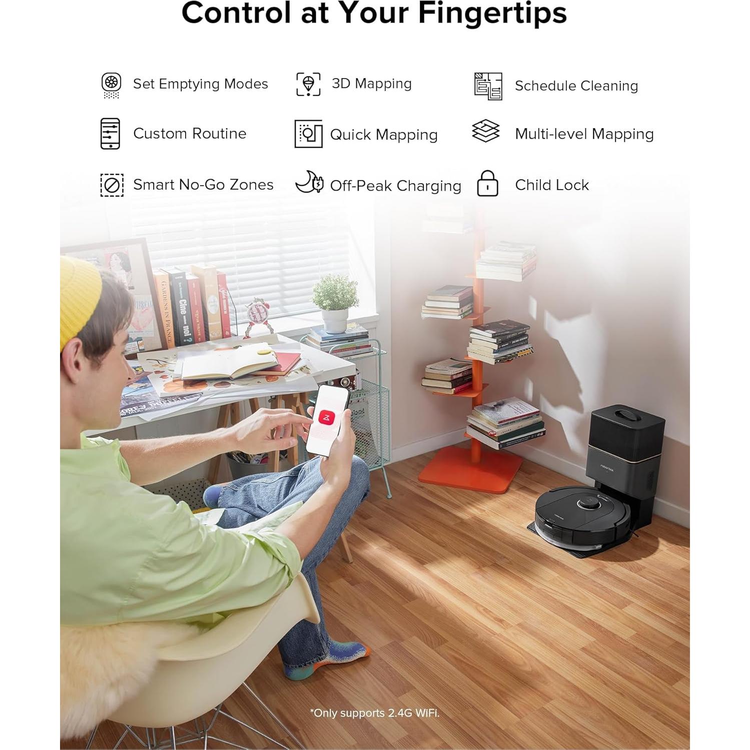 Aspiradora Robot Roborock Q5 Pro+ con Auto-Vaciado 5500Pa