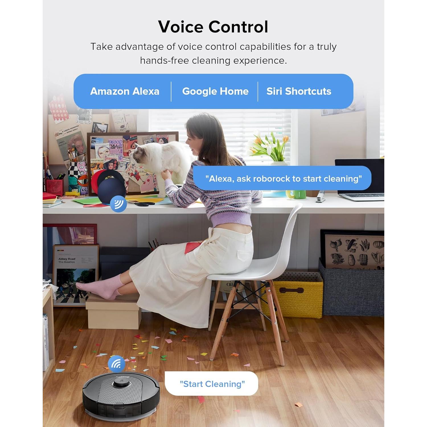Aspiradora Robot Roborock Q5 Pro+ con Auto-Vaciado 5500Pa