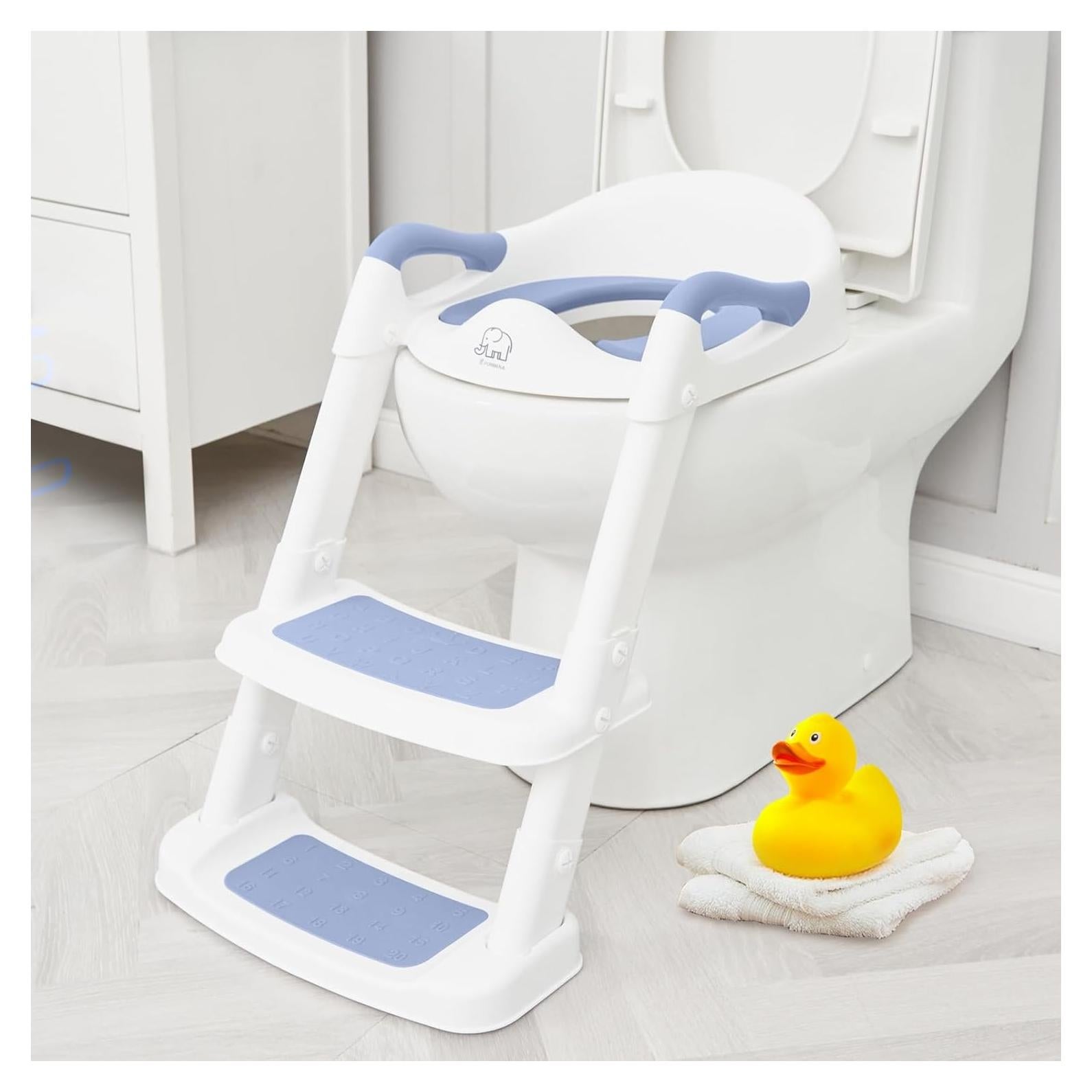 Asiento de Entrenamiento para Baño Forbena FBTS23-003 Blanco-Azul