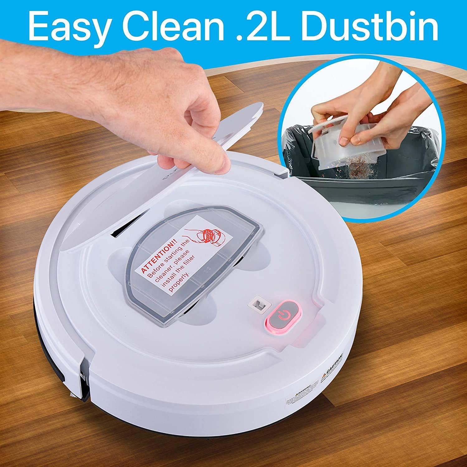 Aspiradora Robot SereneLife Pure Clean Slim 90 Minutos