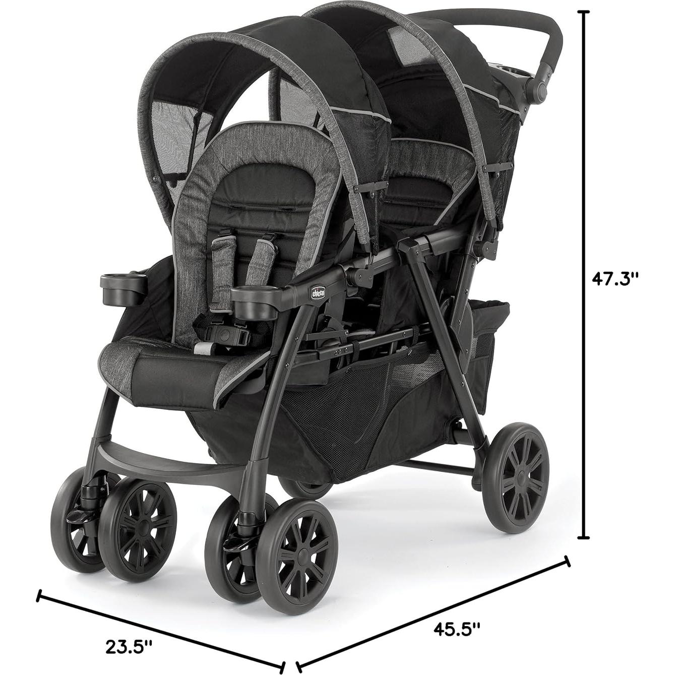 Cochecito Doble Chicco Cortina Together Minerale