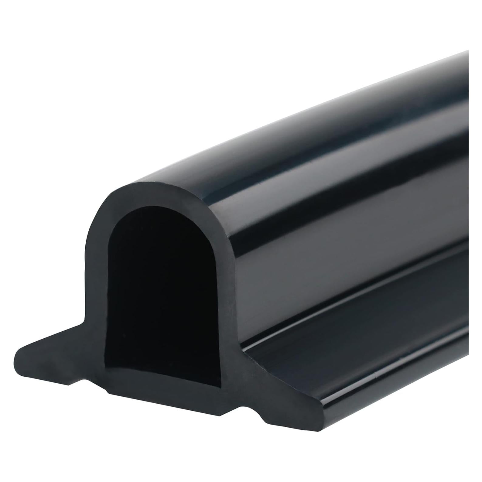 Barrera de Agua Plegable Duzzy 99 cm Silicona Negra para Ducha