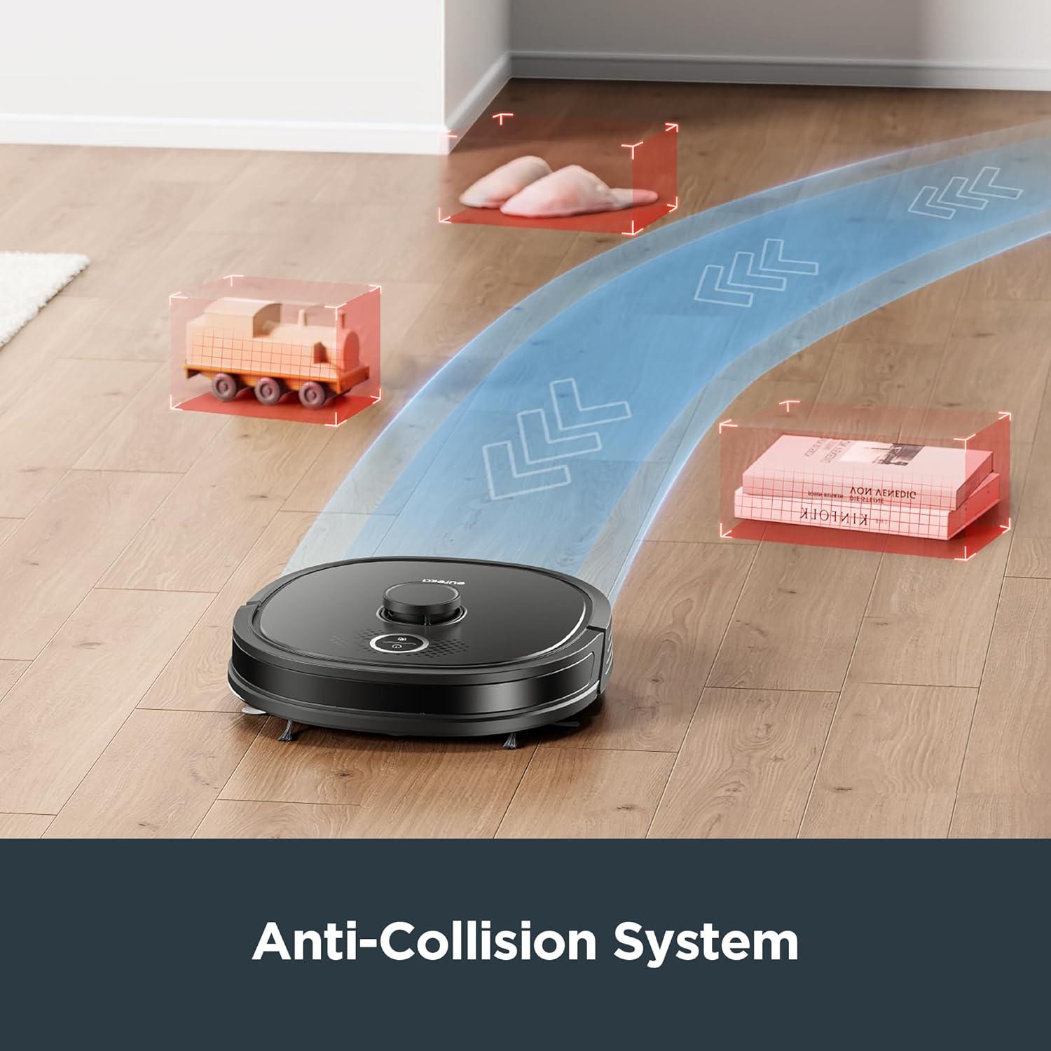 Aspiradora Robótica Eureka NER650 2000Pa Wi-Fi Negro