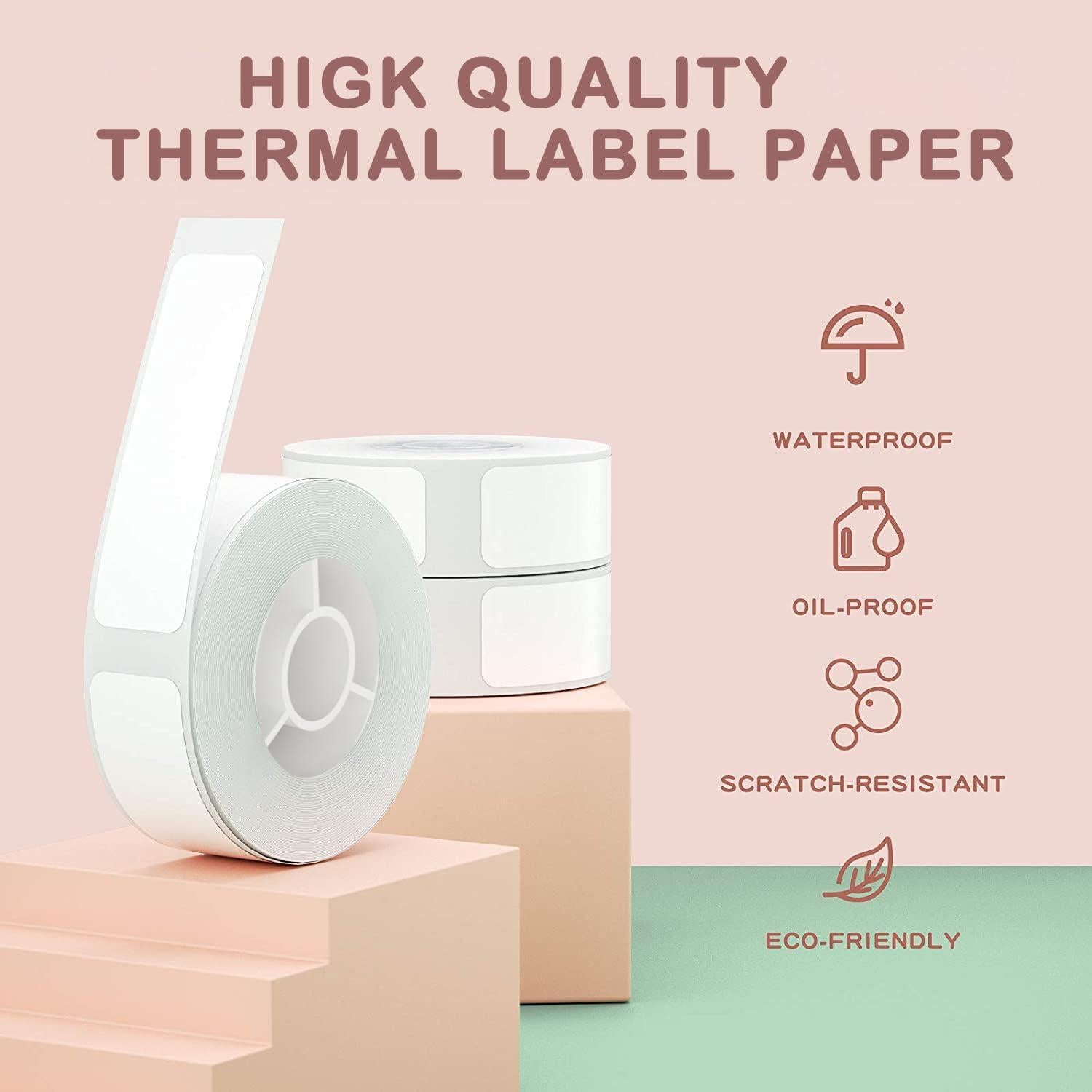 Cinta de Etiquetas NIIMBOT D11 D110 D101 - 3 Rollos 15x50mm