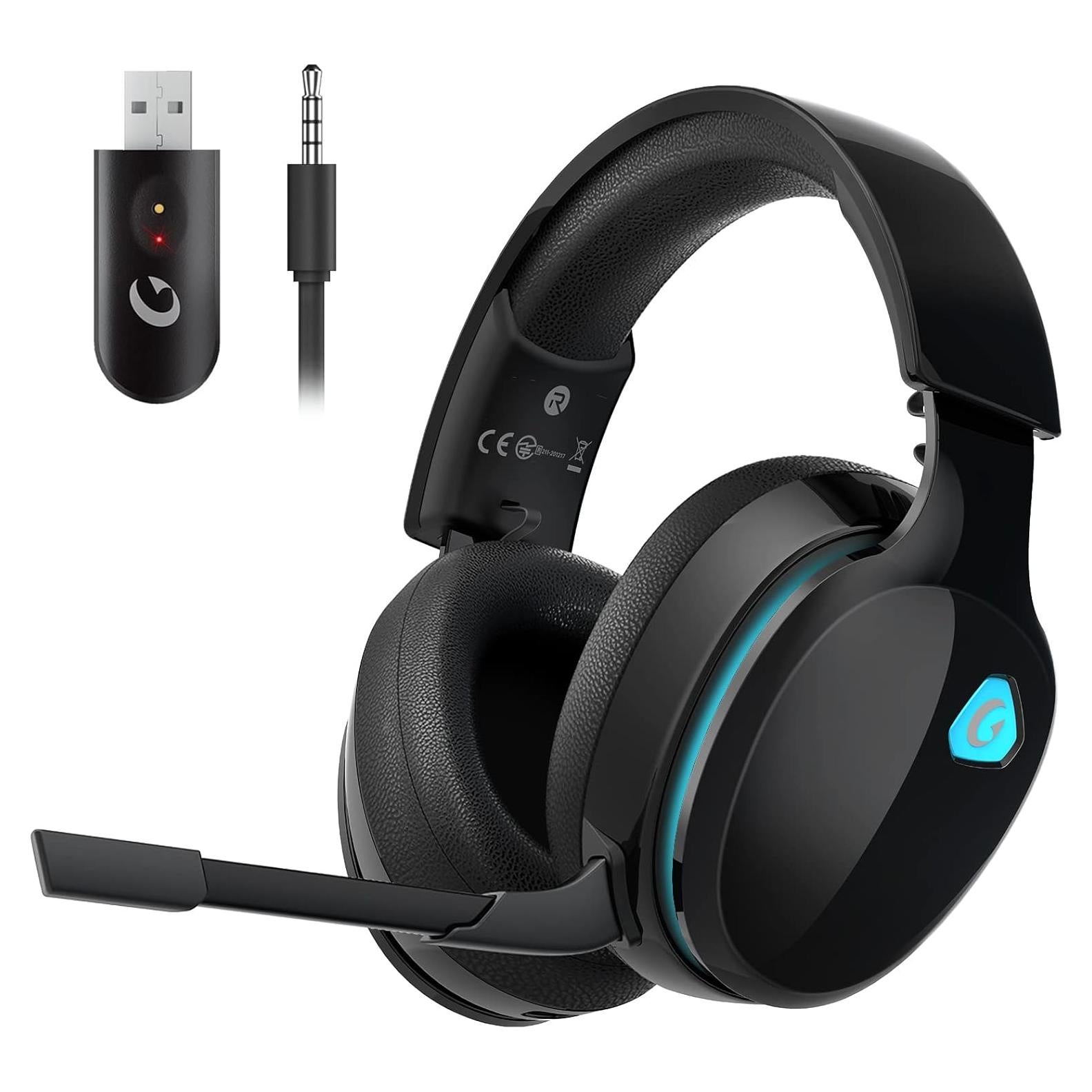 Auriculares Gaming Inalámbricos Gtheos Captain 300 - Negro