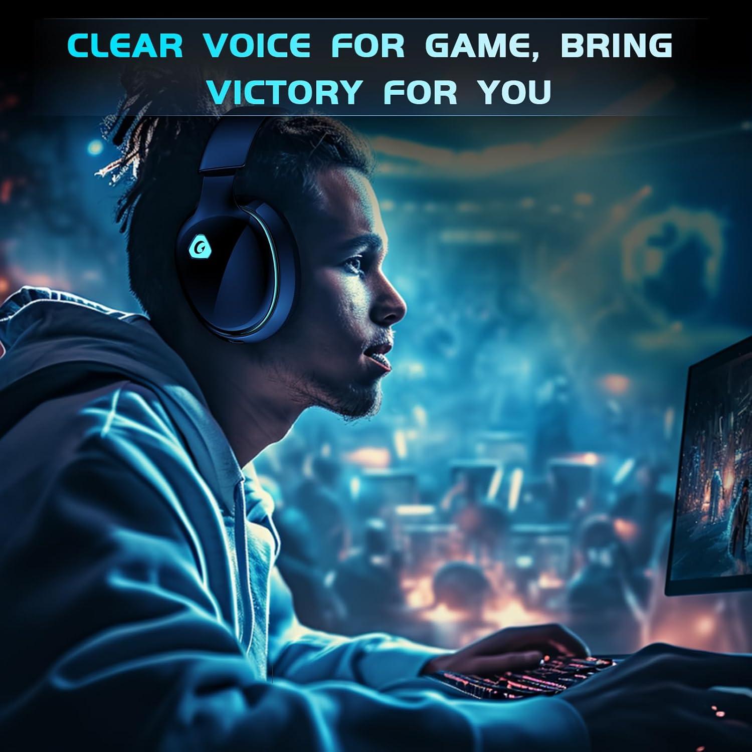 Auriculares Gaming Inalámbricos Gtheos Captain 300 - Negro