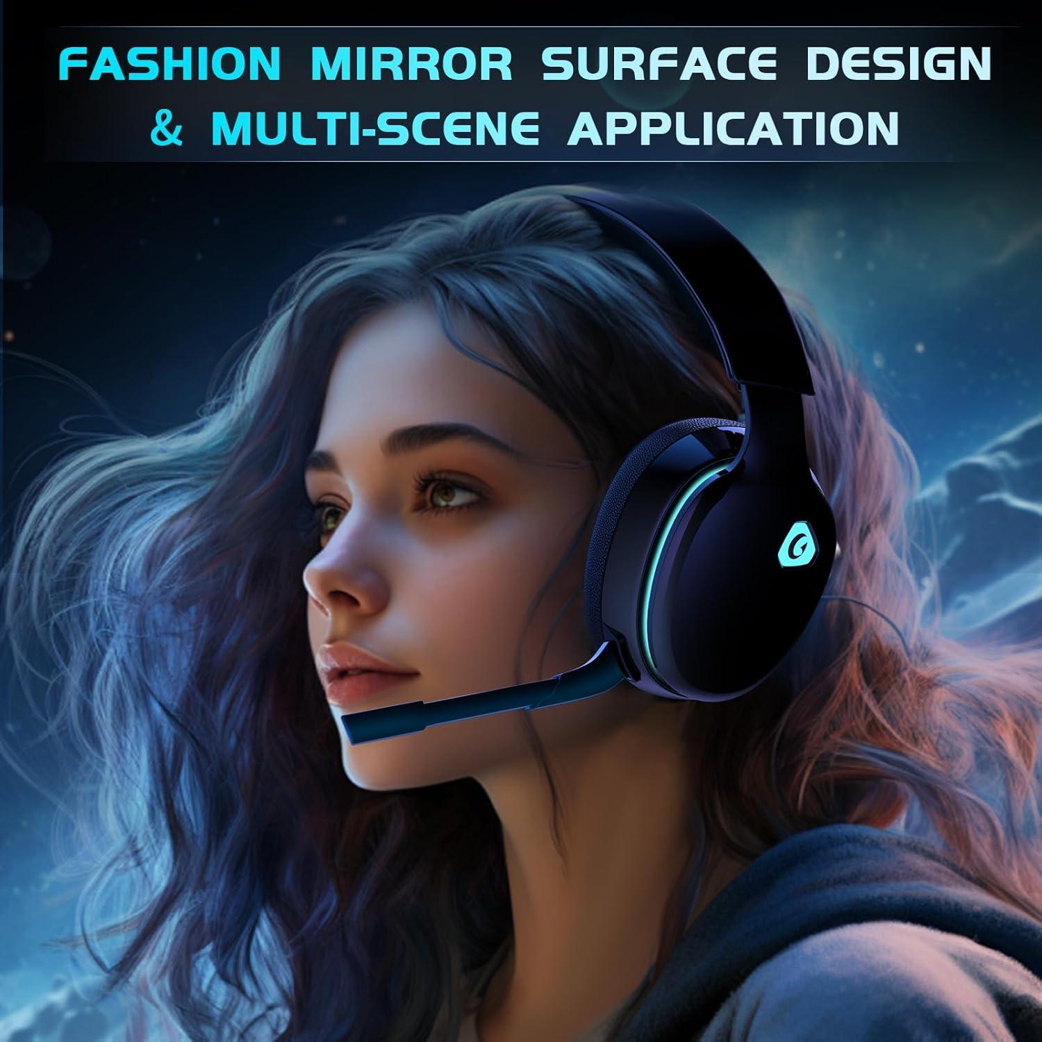 Auriculares Gaming Inalámbricos Gtheos Captain 300 - Negro