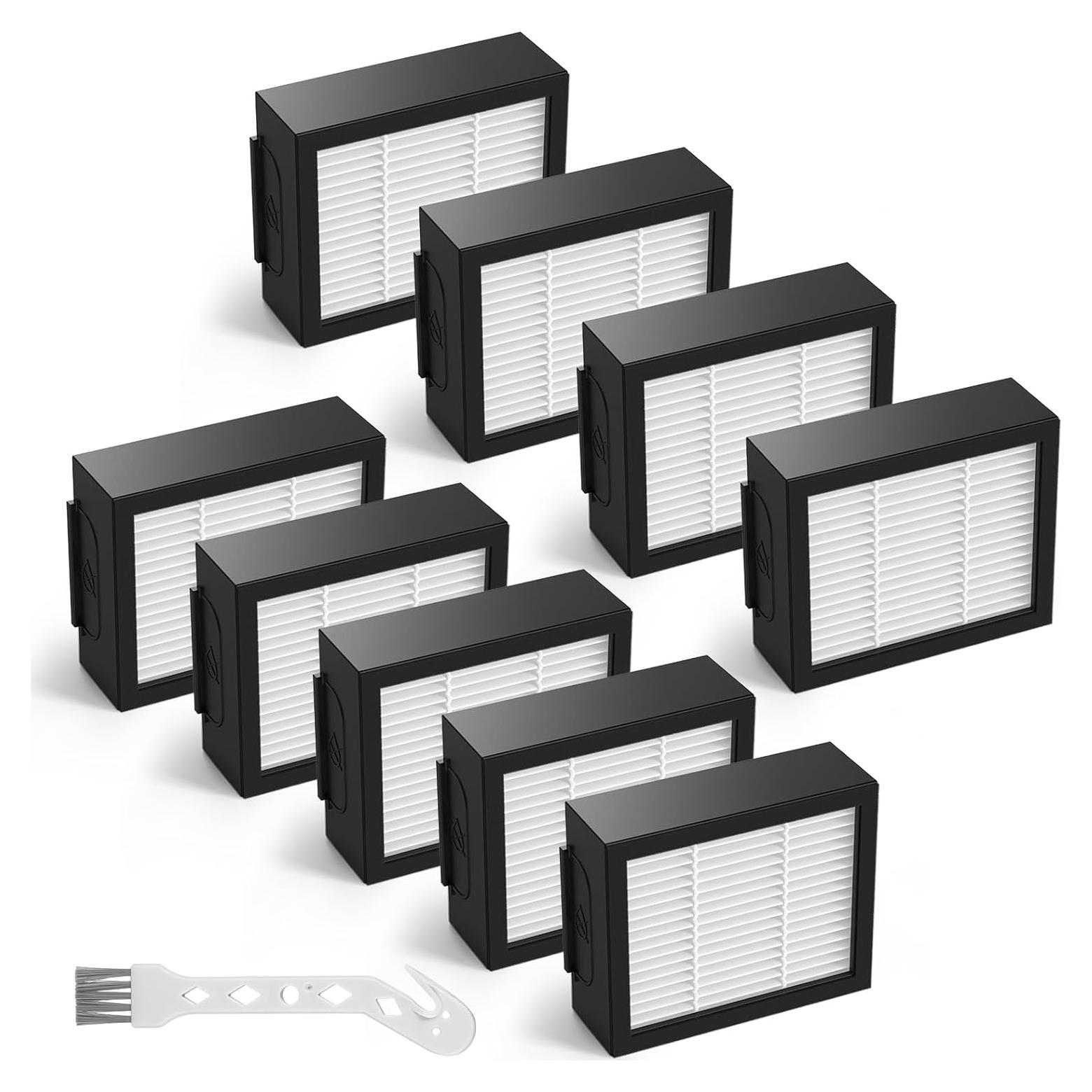 Filtro de Reemplazo Lacvik para Roomba i7 i3 E5 E6 9 Piezas