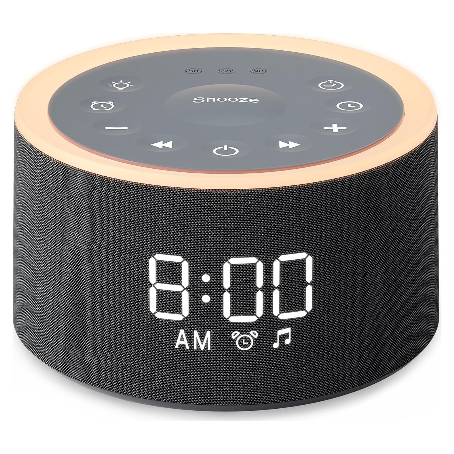Máquina de Sonido Dreamegg D1+ con Reloj Despertador y Luz Nocturna