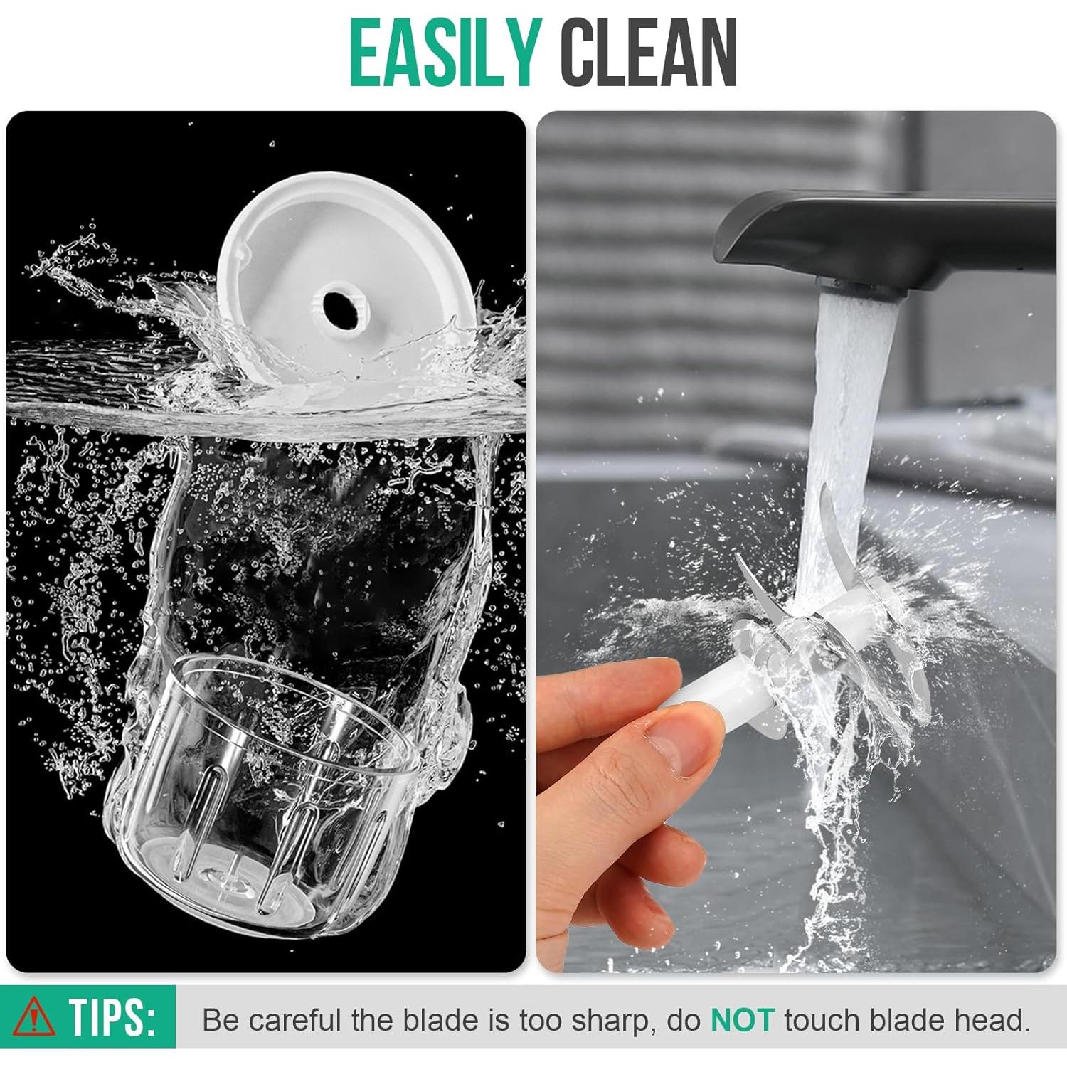 Picador de Alimentos Kojcfnm 350ml Inalámbrico Verde