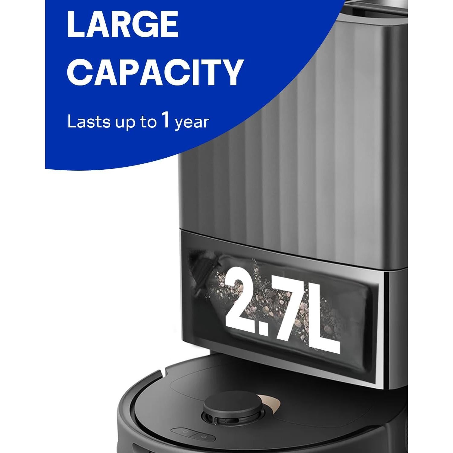 Bolsas de Polvo Reutilizables CHIKIXSON para Roborock Q Revo