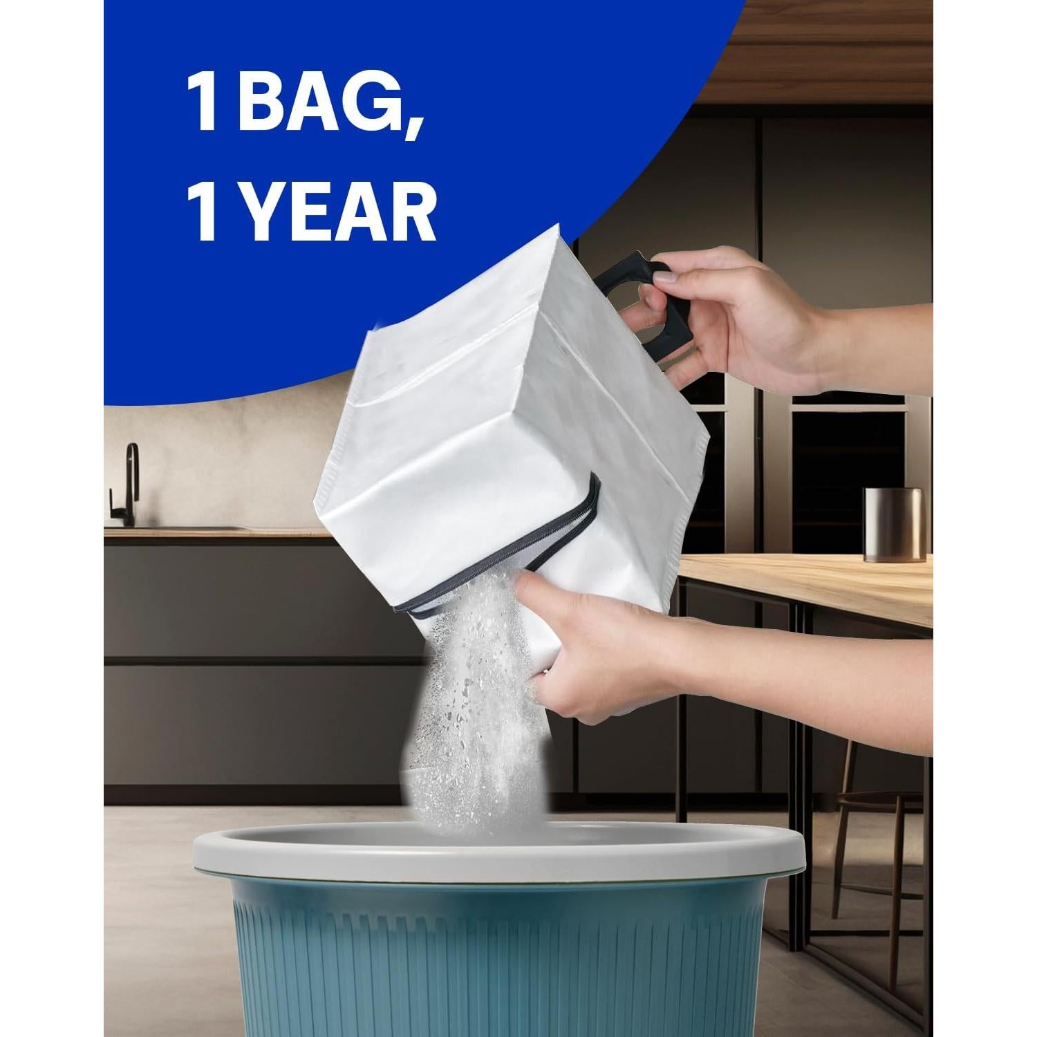 Bolsas de Polvo Reutilizables CHIKIXSON para Roborock Q Revo